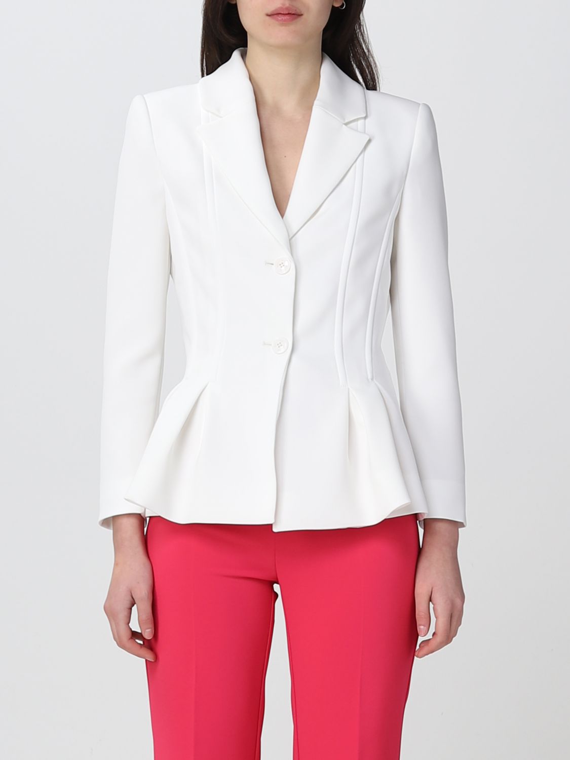 Boutique Moschino Blazer BOUTIQUE MOSCHINO Woman colour White