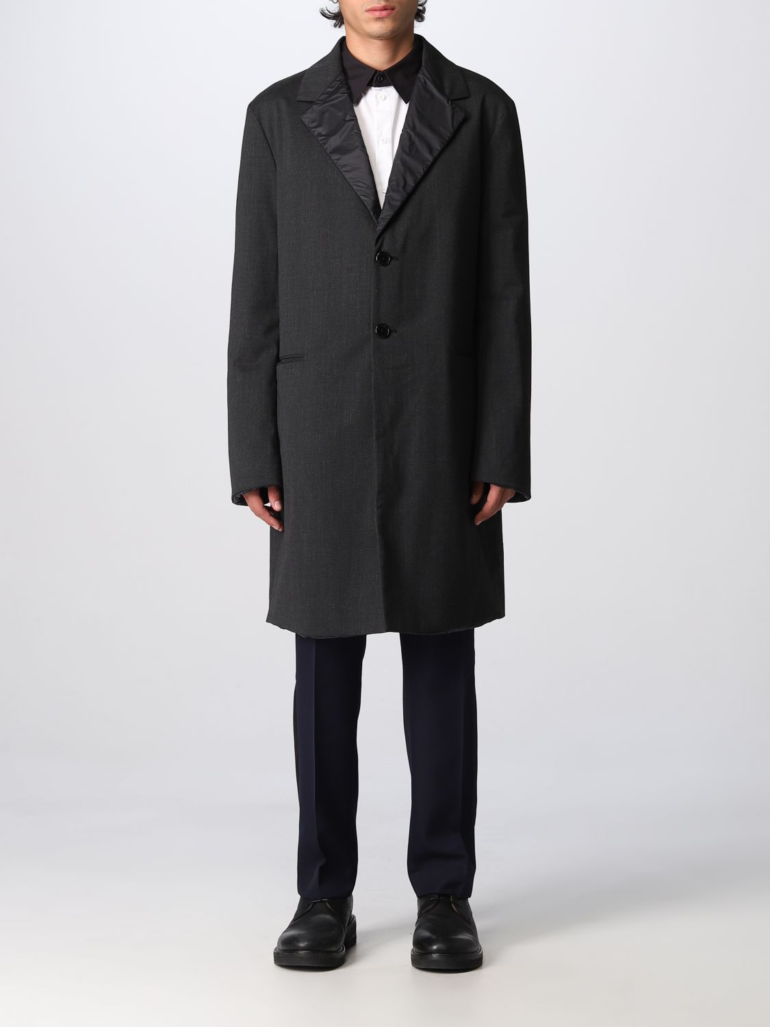 Karl Lagerfeld Coat KARL LAGERFELD Men colour Charcoal