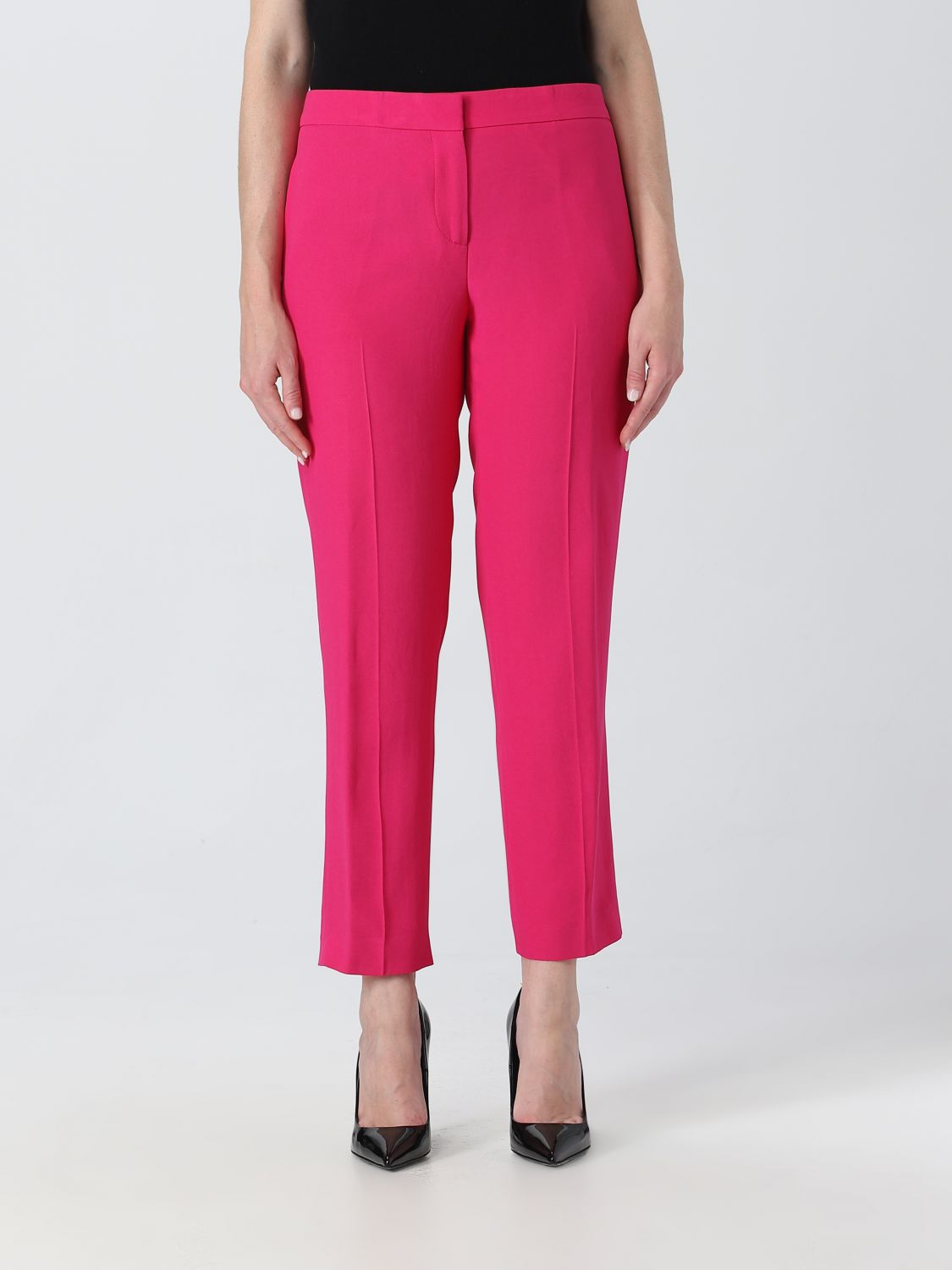 Alexander McQueen Trousers ALEXANDER MCQUEEN Woman colour Orchid