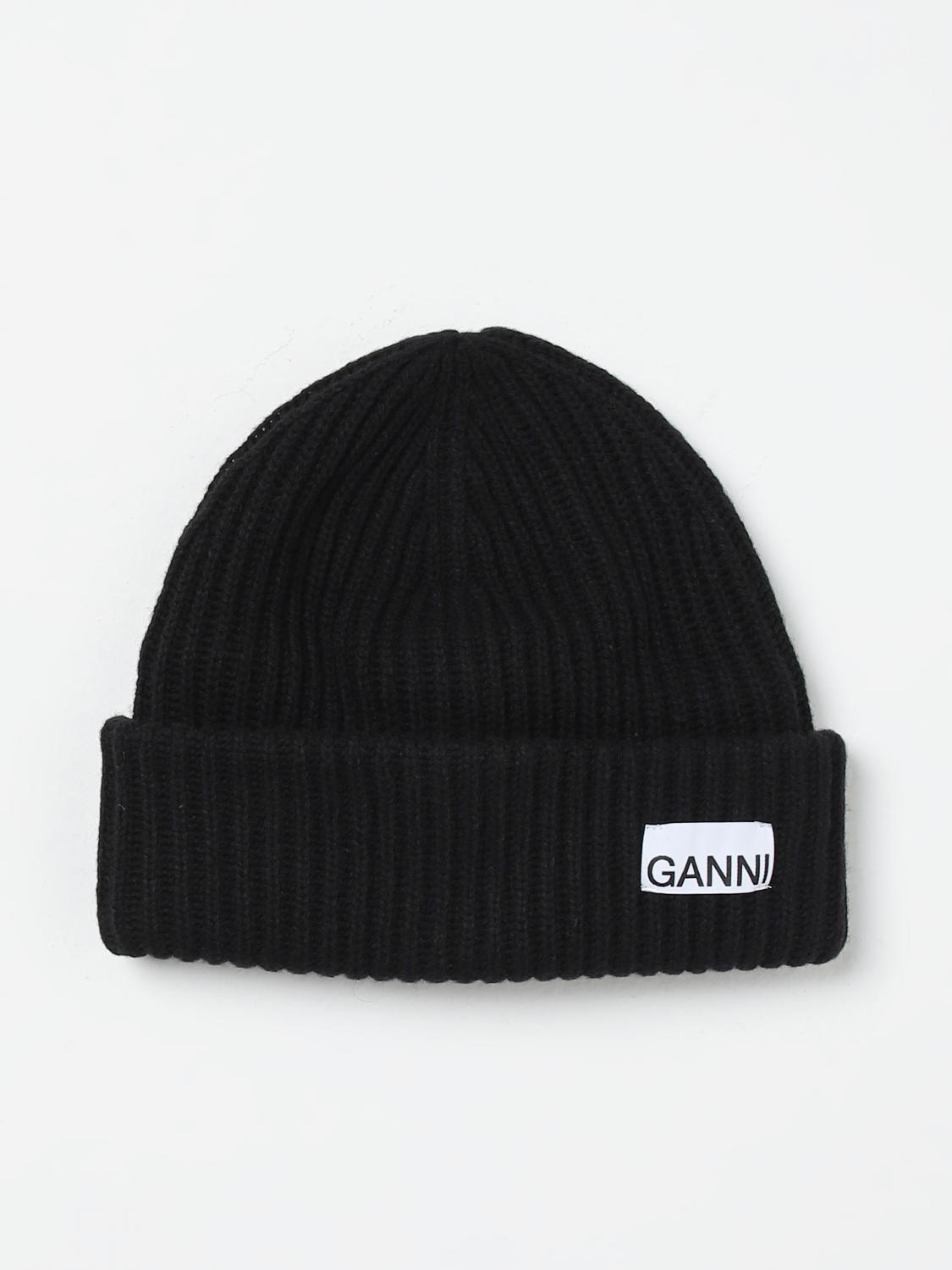 Ganni Hat GANNI Woman color Black