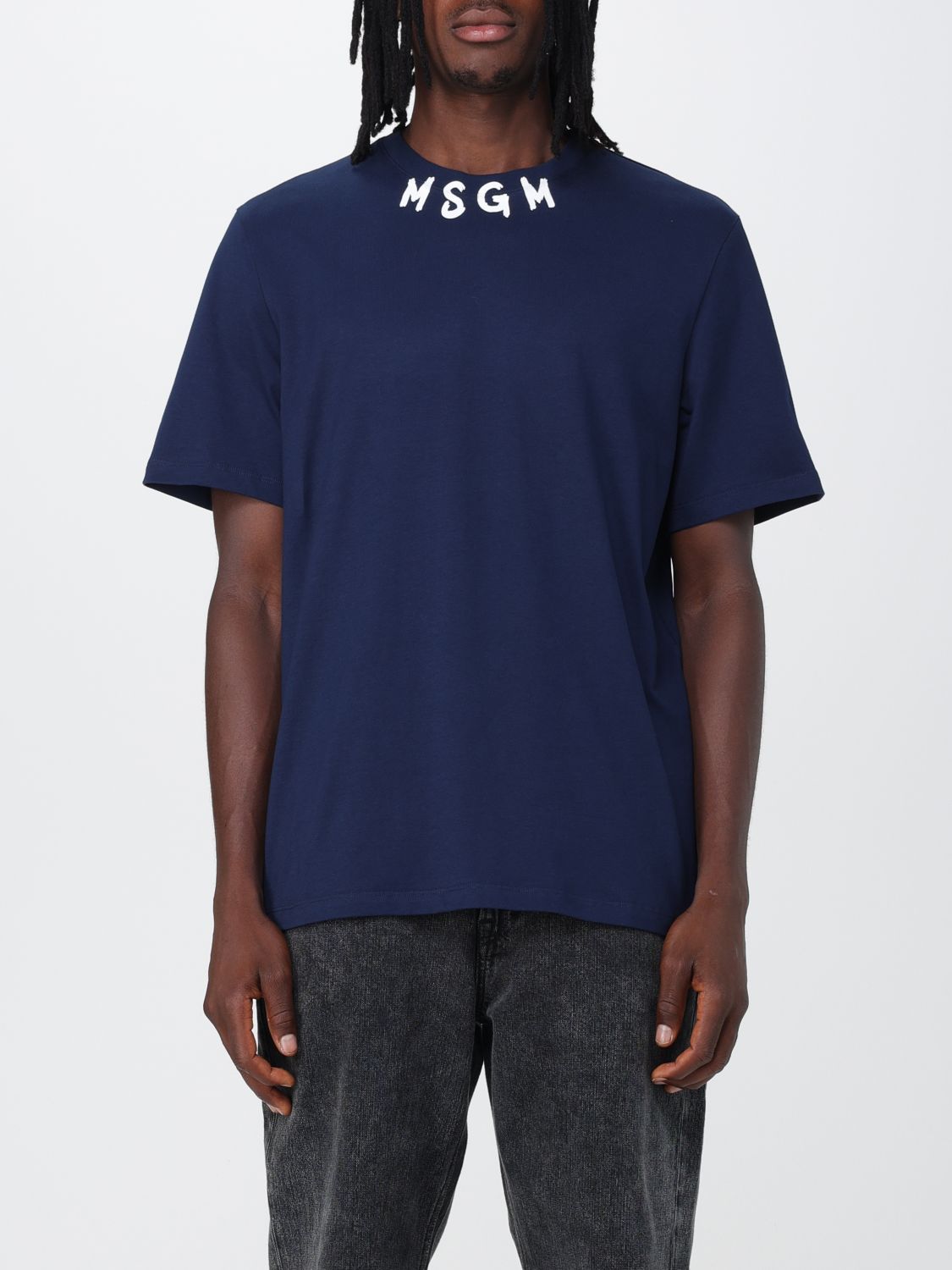 Msgm T-Shirt MSGM Men colour Blue 1