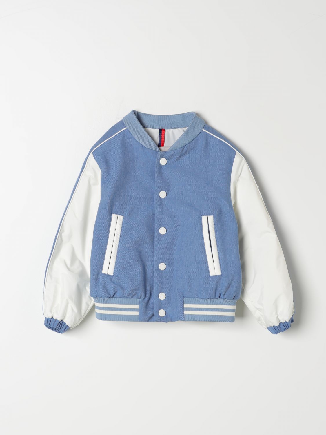 Moncler Coats MONCLER Kids colour Gnawed Blue