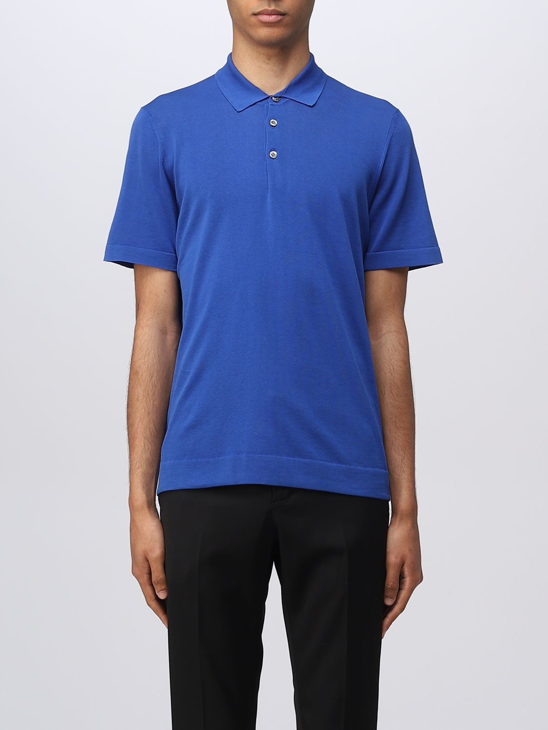 Drumohr Polo Shirt DRUMOHR Men colour Royal Blue