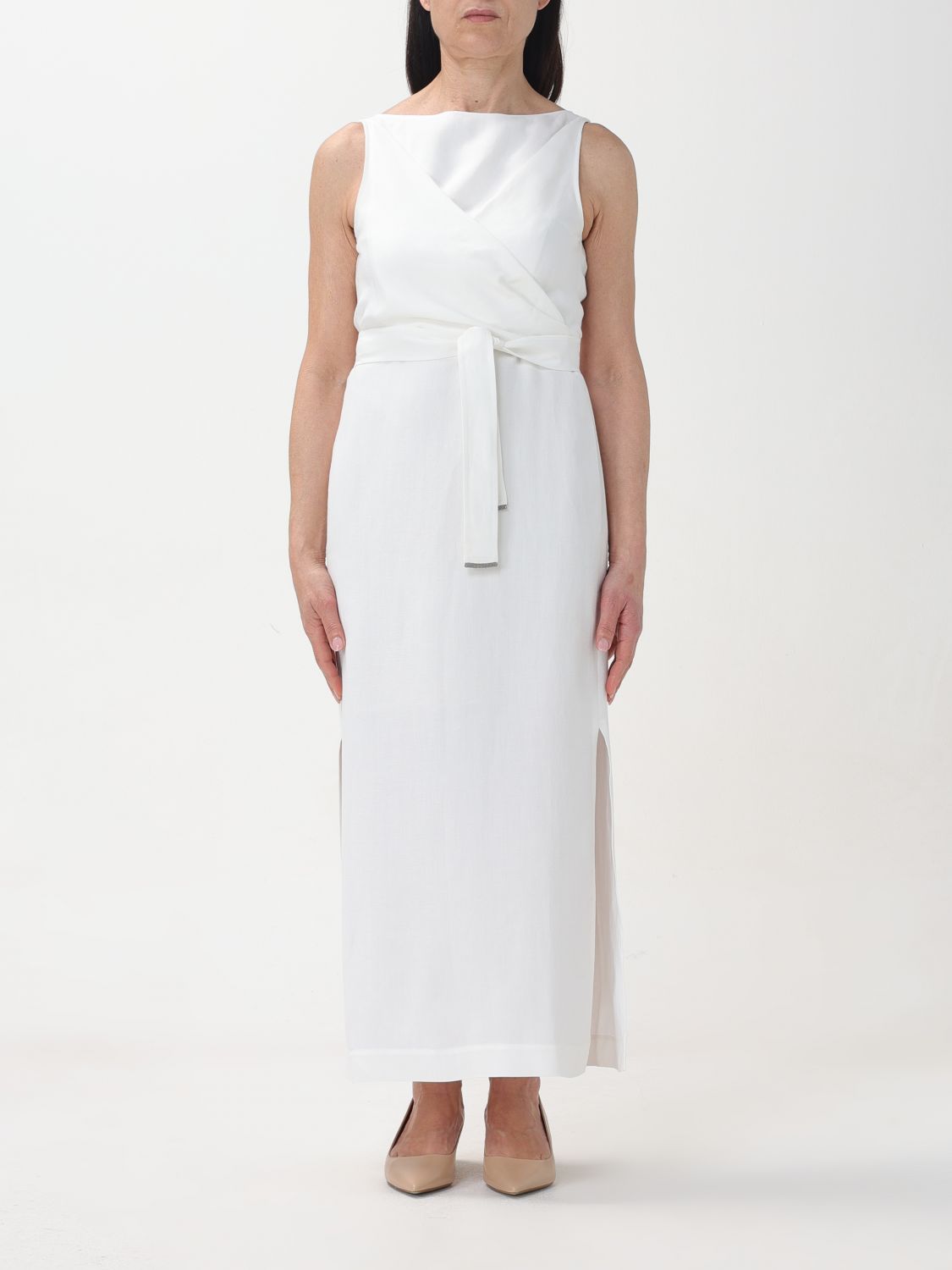 Brunello Cucinelli Dress BRUNELLO CUCINELLI Woman colour White