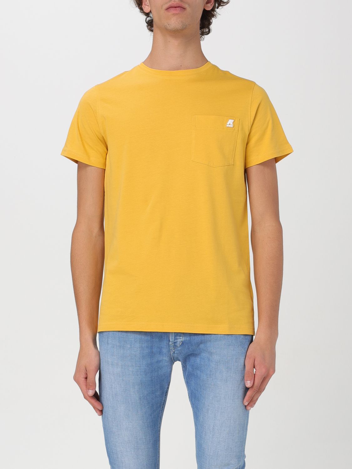 K-Way T-Shirt K-WAY Men colour Yellow