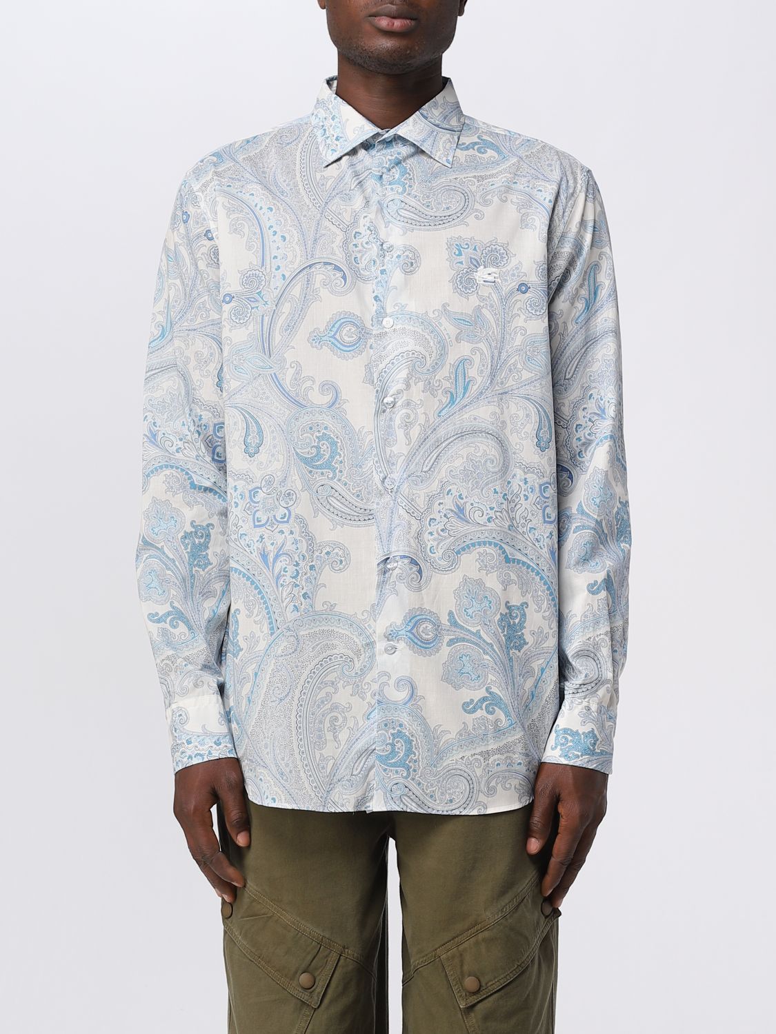 Etro Shirt ETRO Men colour Gnawed Blue