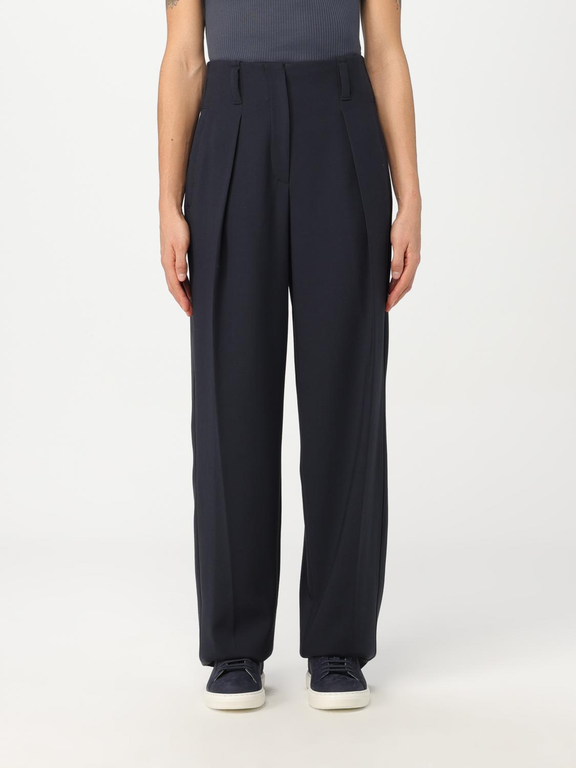 Brunello Cucinelli Trousers BRUNELLO CUCINELLI Woman colour Blue