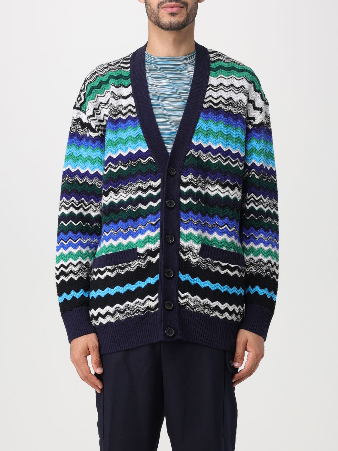 Missoni Cardigan MISSONI Men colour Blue