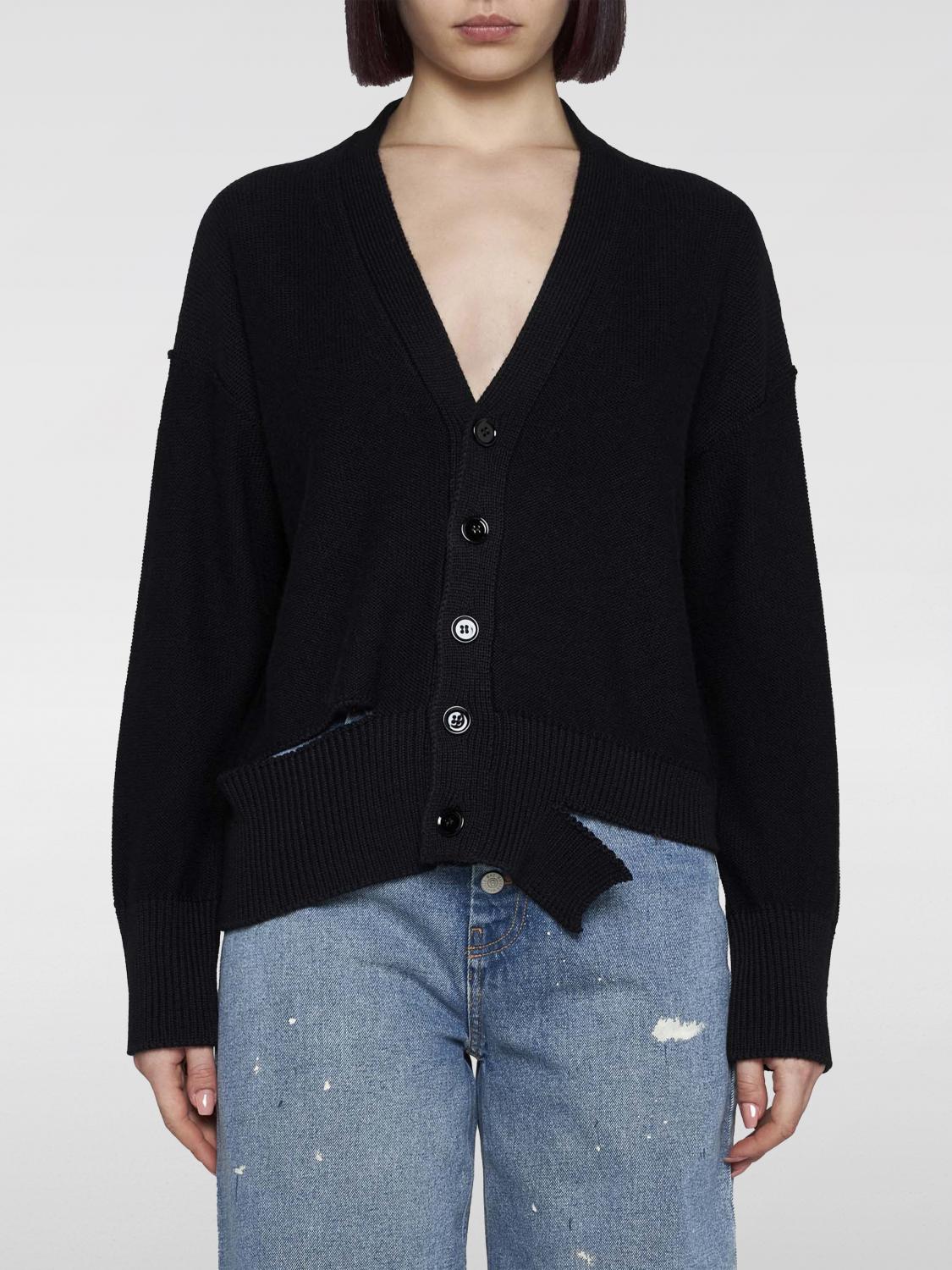 MM6 Maison Margiela Cardigan MM6 MAISON MARGIELA Woman color Black