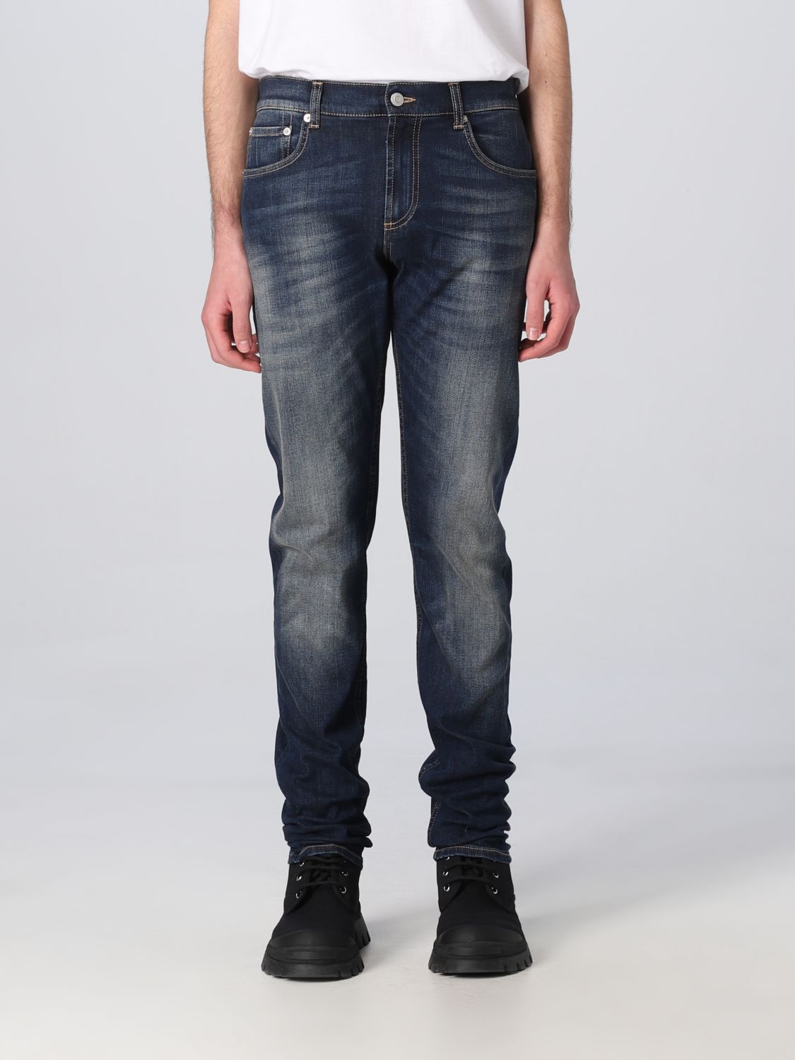 Alexander McQueen Jeans ALEXANDER MCQUEEN Men colour Blue