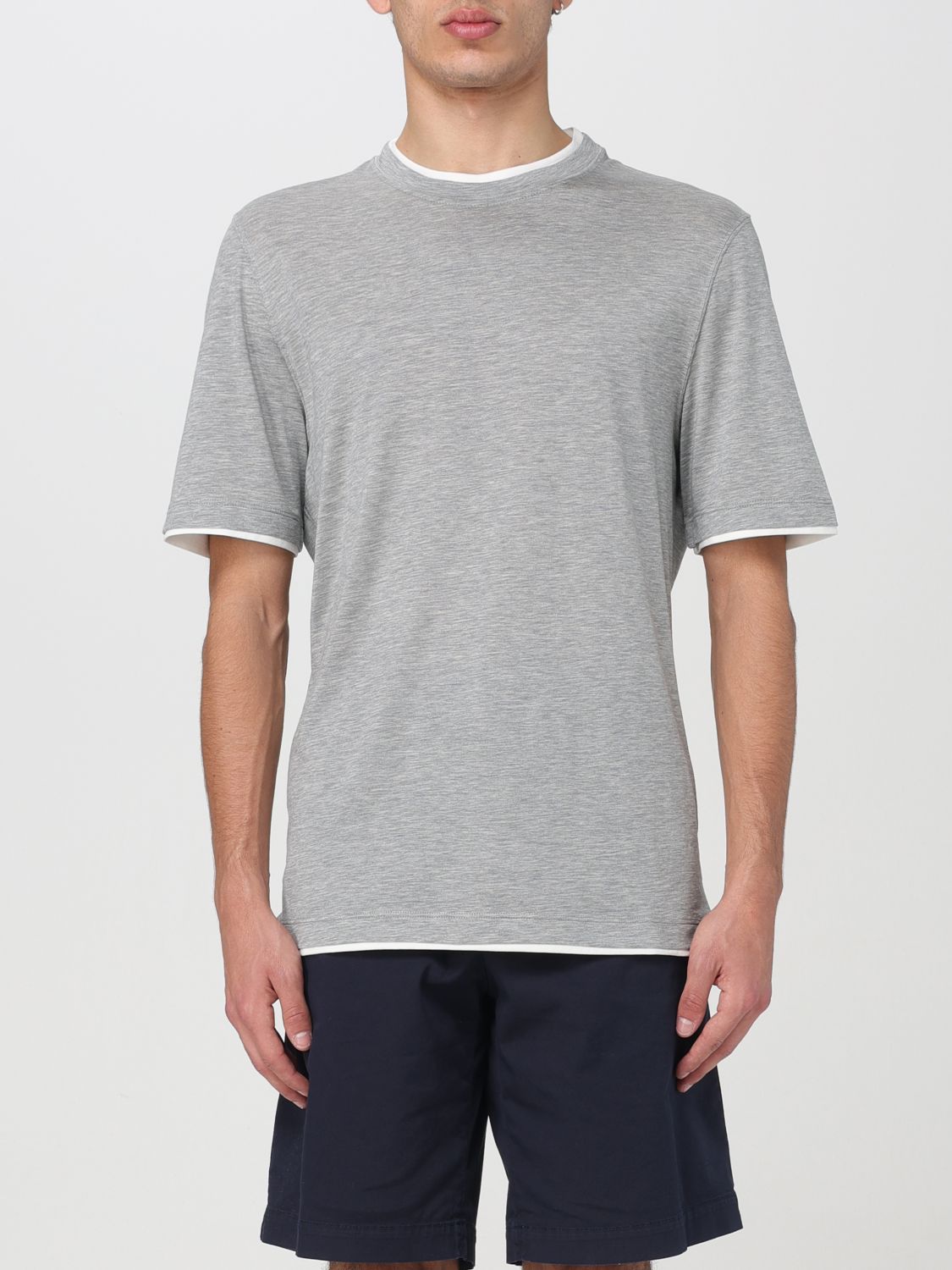 Brunello Cucinelli T-Shirt BRUNELLO CUCINELLI Men colour Grey