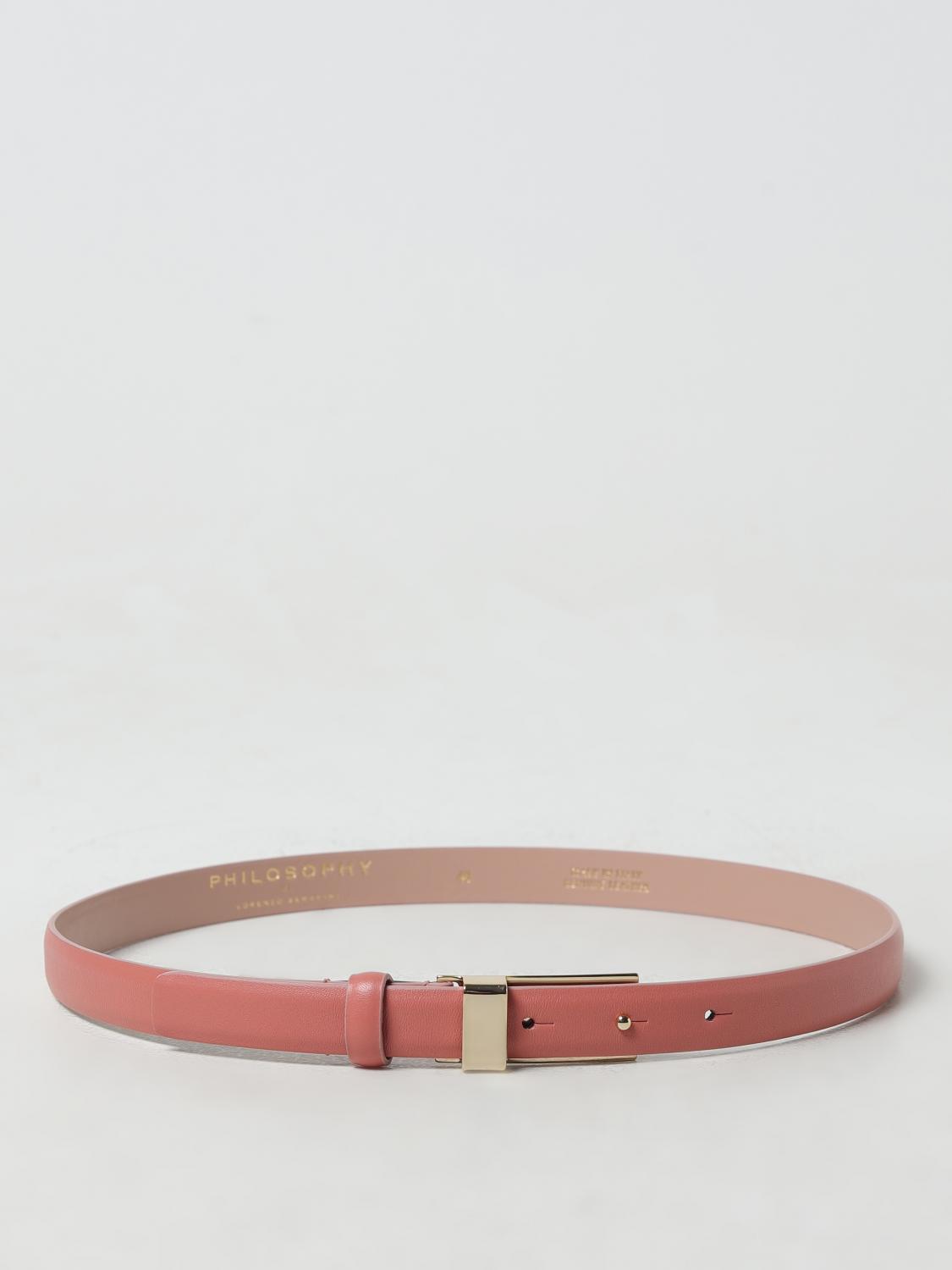 Philosophy Di Lorenzo Serafini Belt PHILOSOPHY DI LORENZO SERAFINI Woman colour Pink