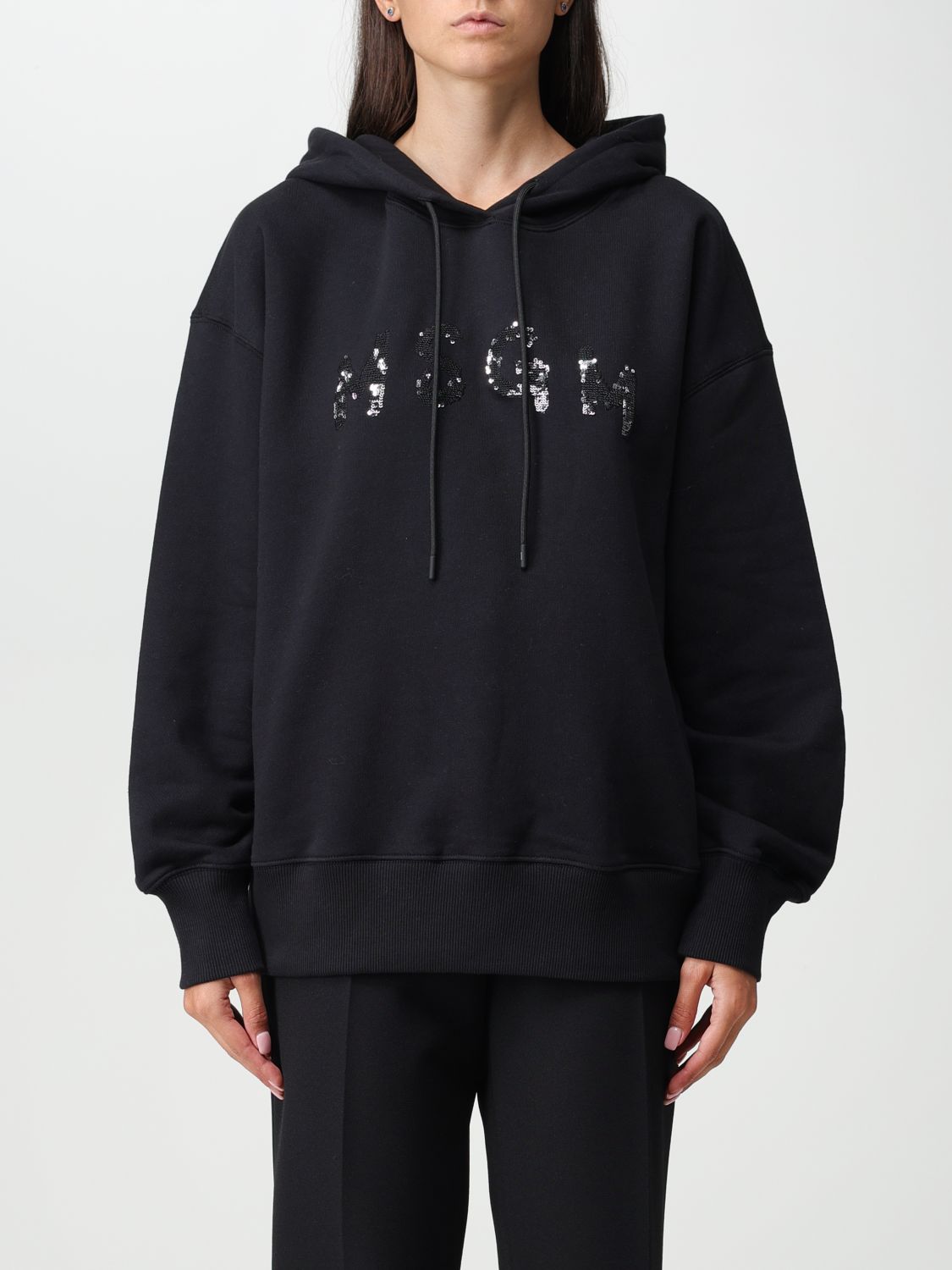 Msgm Sweatshirt MSGM Woman colour Black