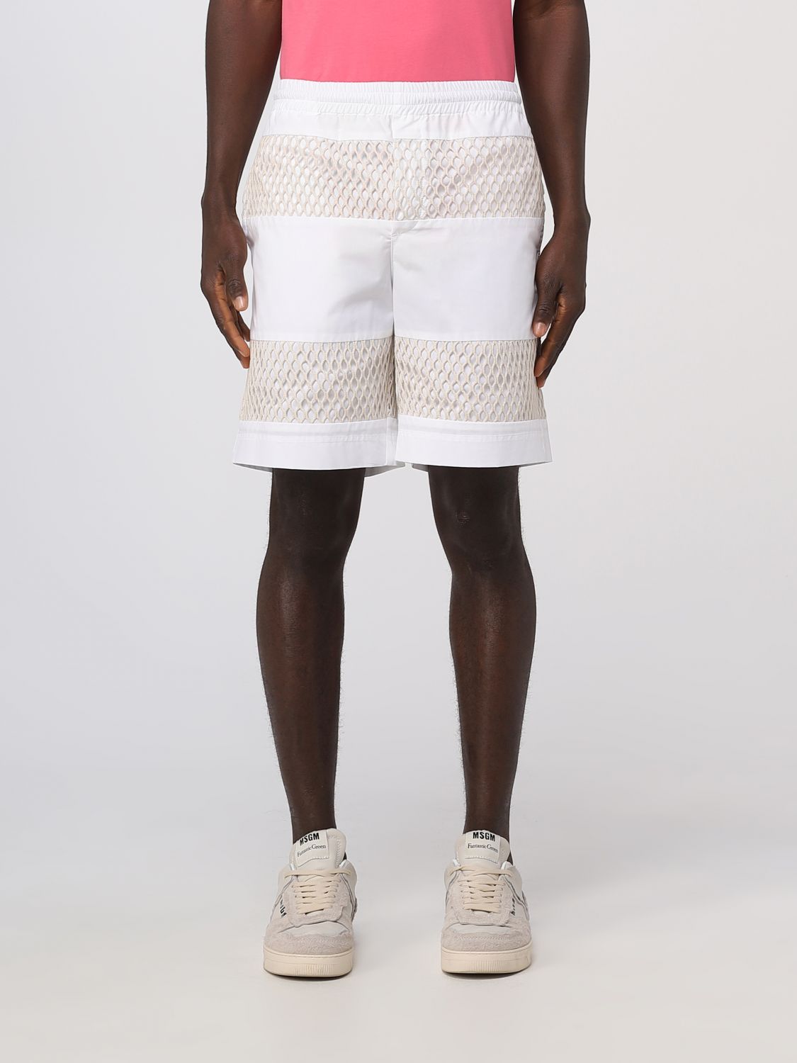 Msgm Short MSGM Men colour Yellow Cream