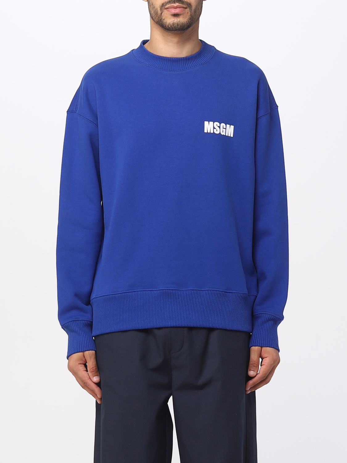 Msgm Sweatshirt MSGM Men colour Blue