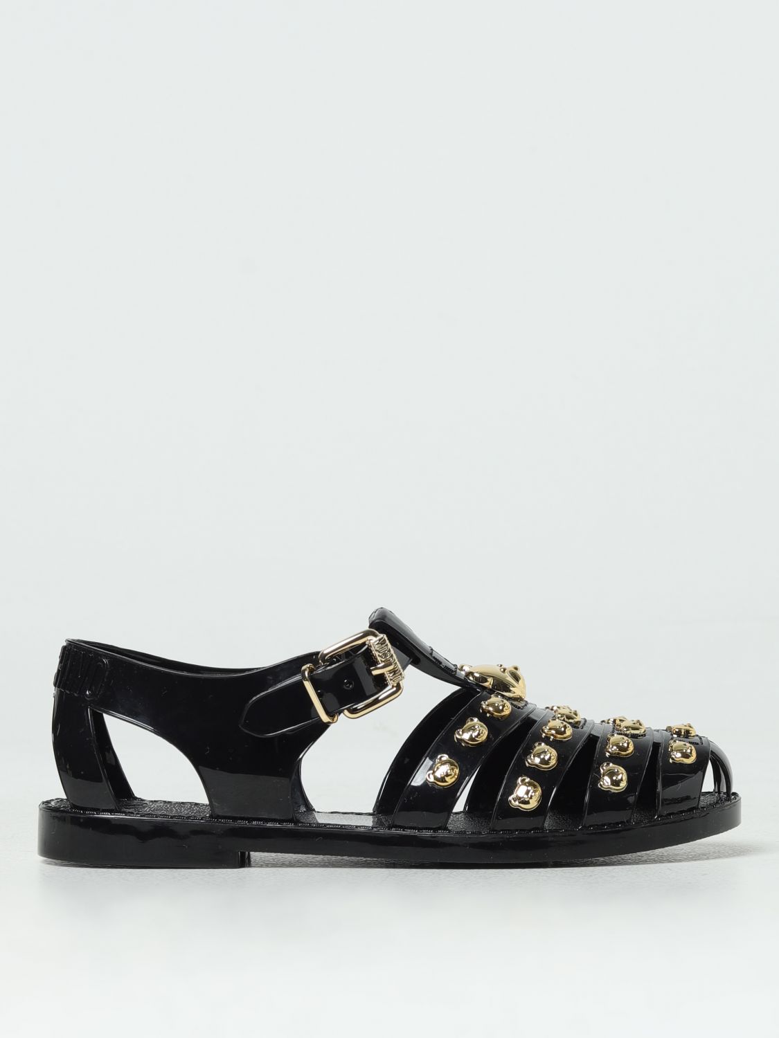 Moschino Couture Flat Sandals MOSCHINO COUTURE Woman colour Black