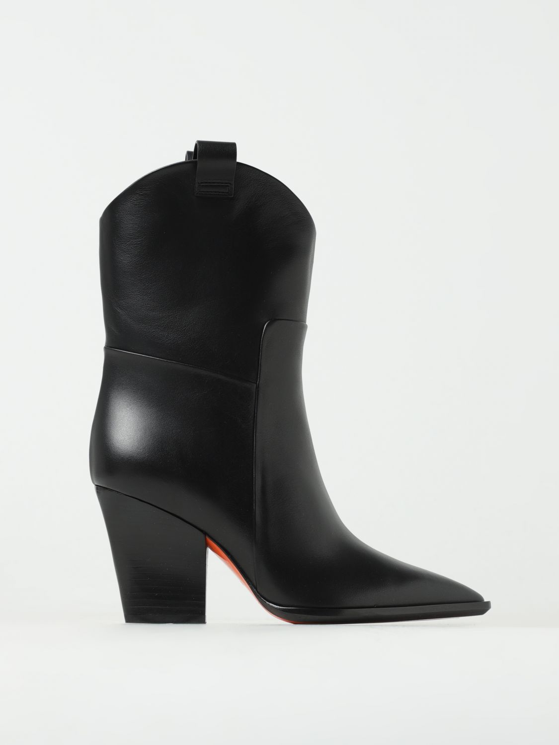 Santoni Flat Ankle Boots SANTONI Woman colour Black