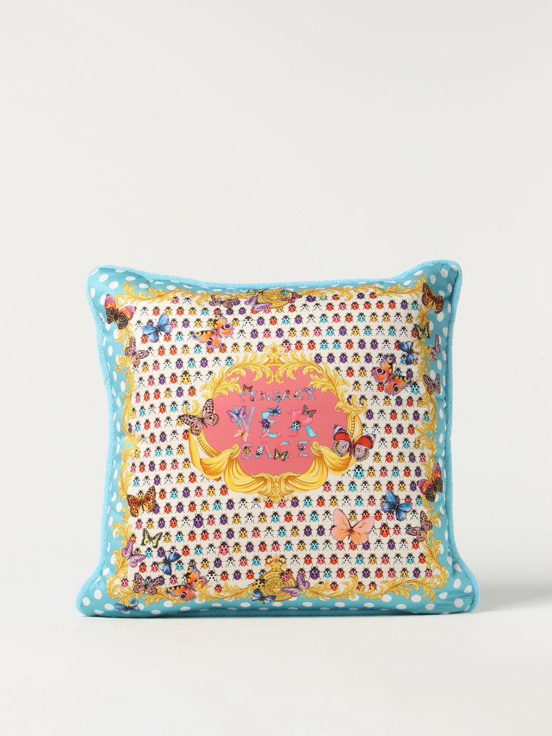 Versace Home Cushions VERSACE HOME Lifestyle colour Gnawed Blue