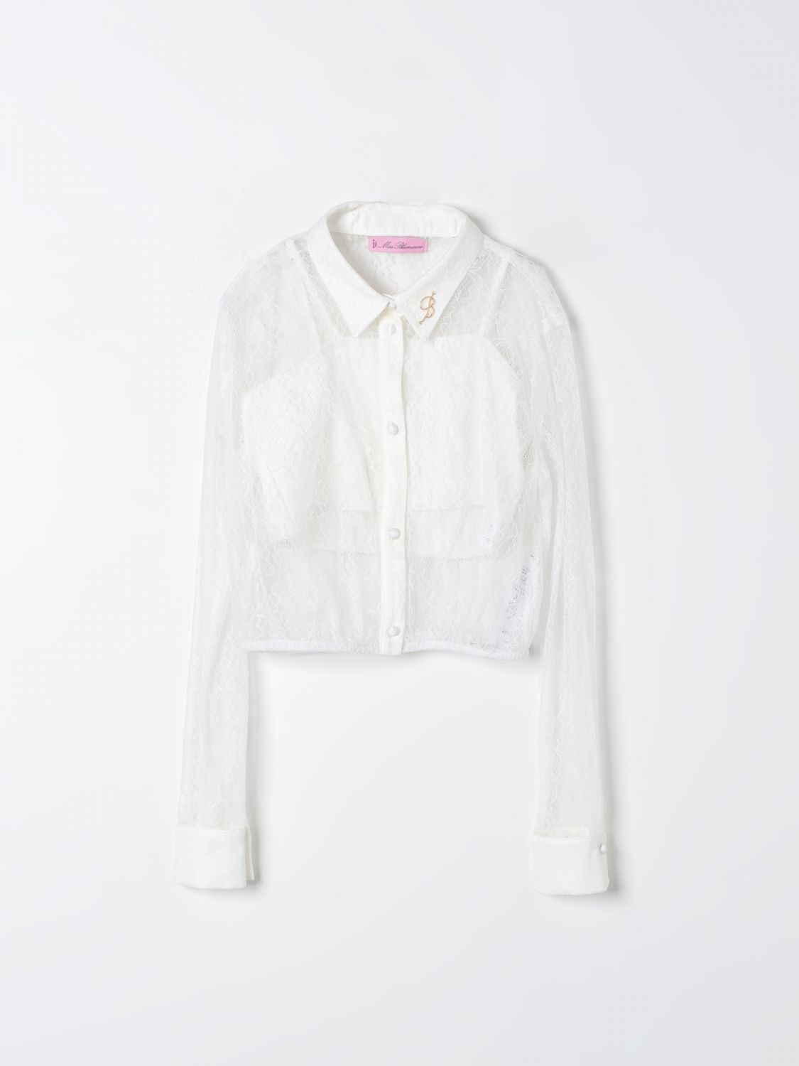 Miss Blumarine Shirt MISS BLUMARINE Kids colour White