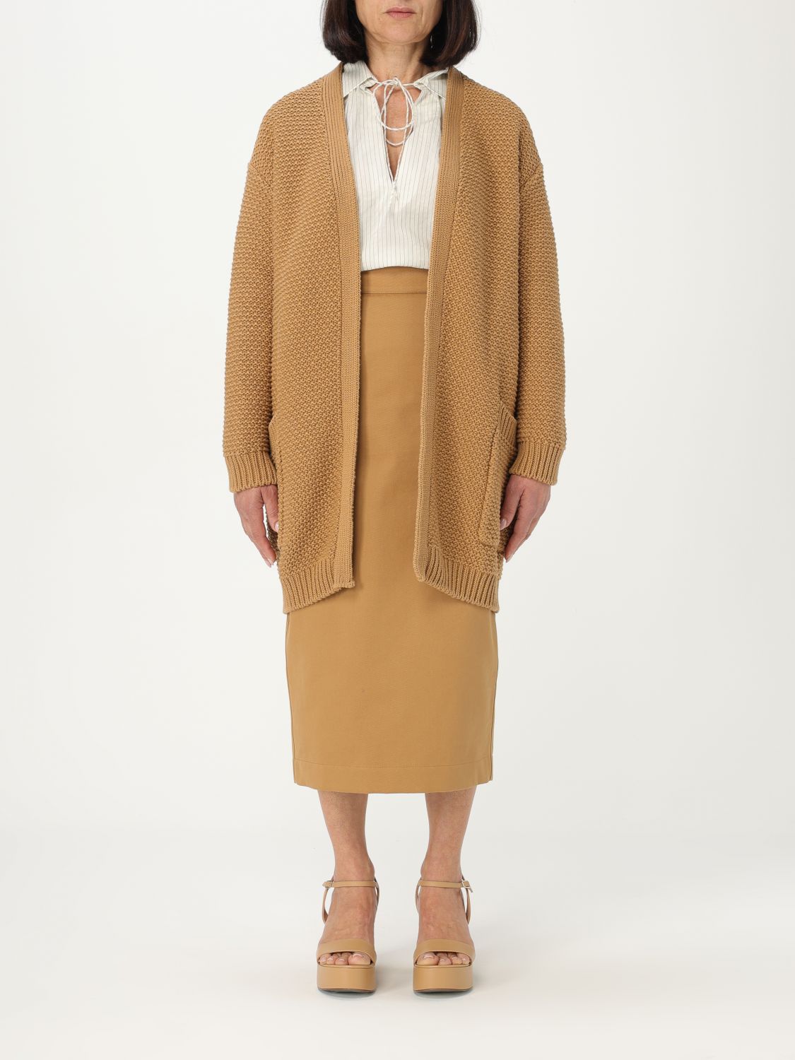 Max Mara Jumper MAX MARA Woman colour Brown