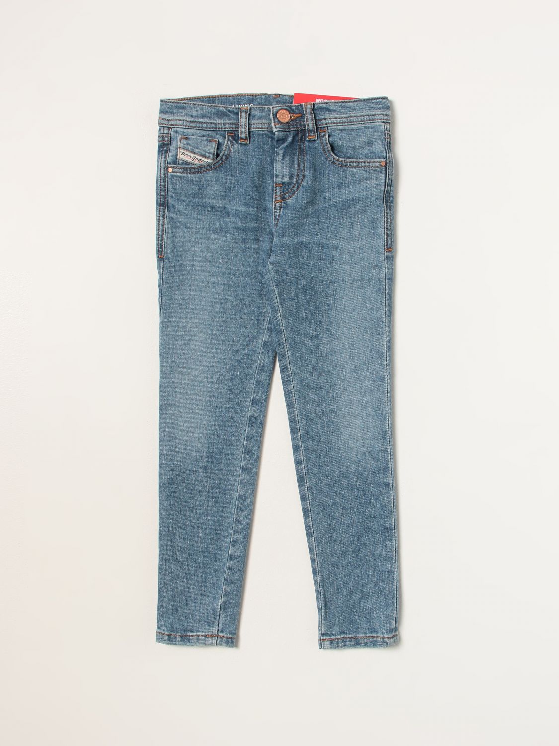 Diesel Trousers DIESEL Kids colour Blue