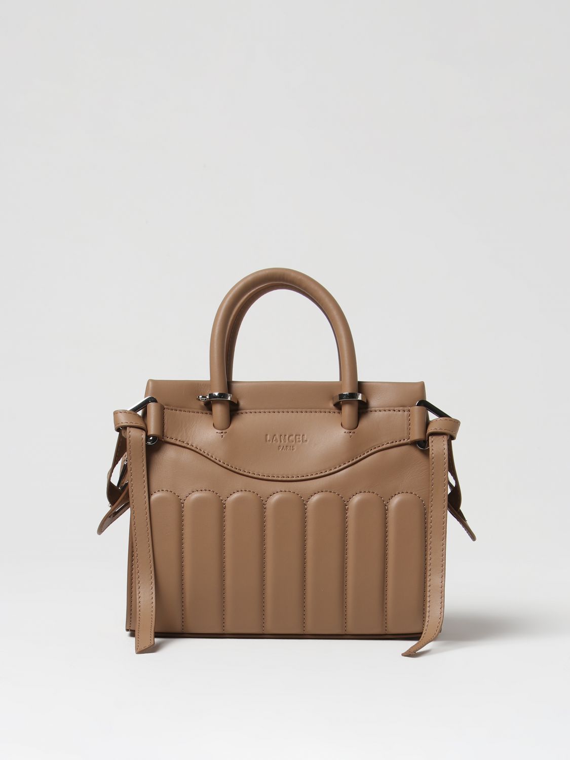 Lancel Tote Bags LANCEL Woman colour Camel