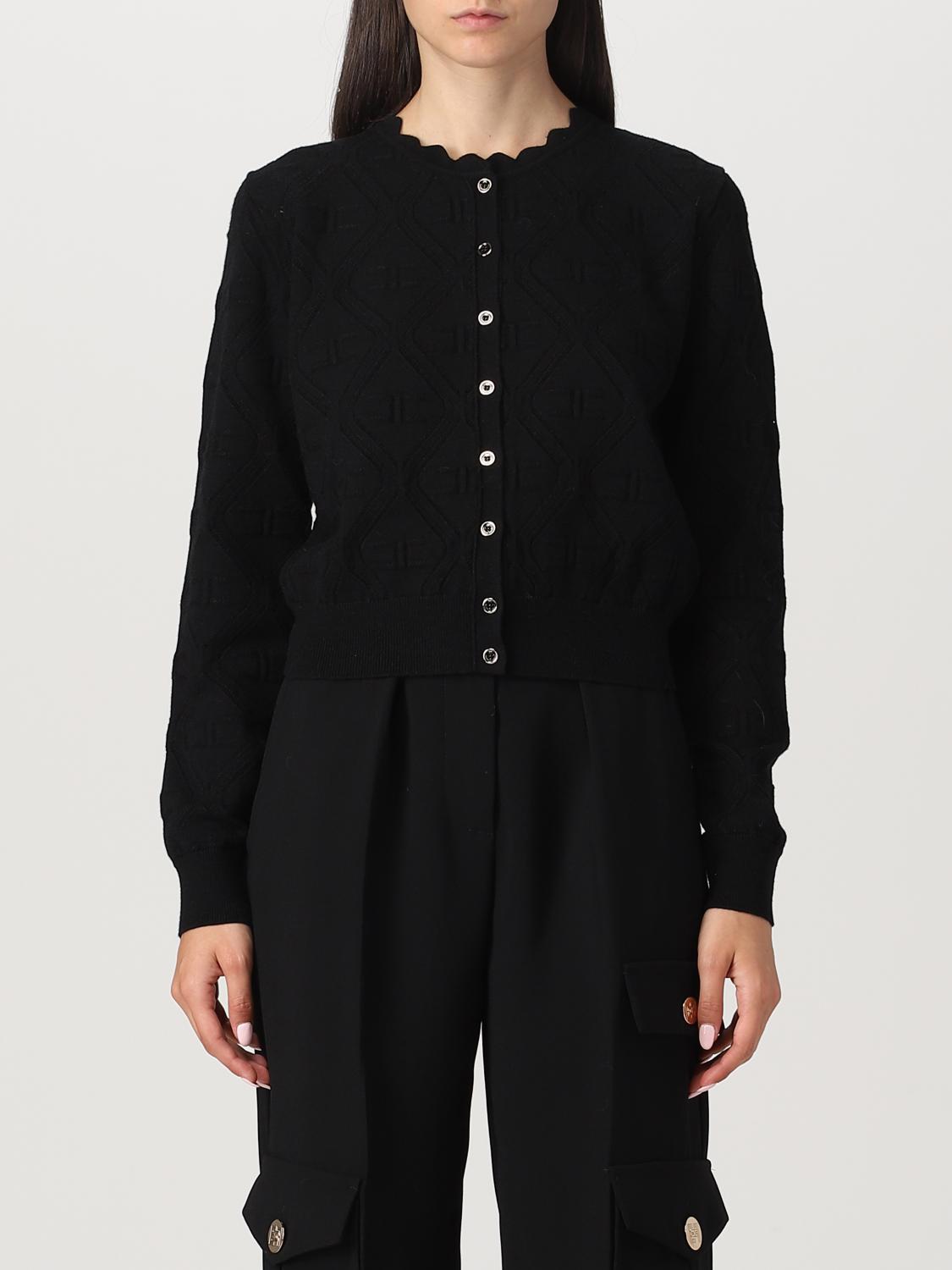 Elisabetta Franchi Cardigan ELISABETTA FRANCHI Woman colour Black