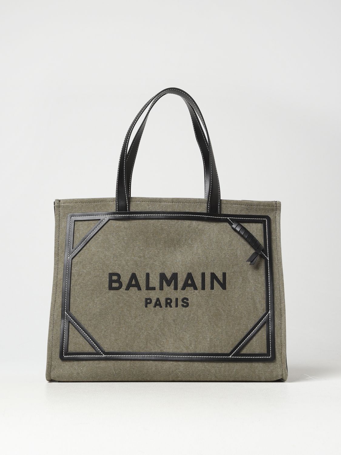 Balmain Tote Bags BALMAIN Woman colour Kaki