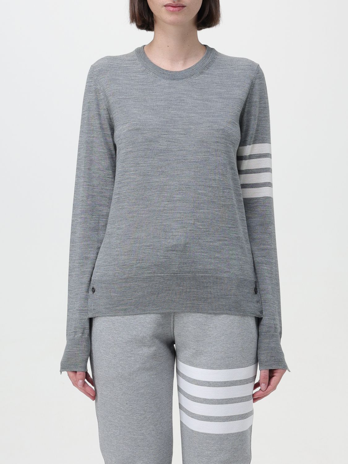 Thom Browne Jumper THOM BROWNE Woman colour Grey