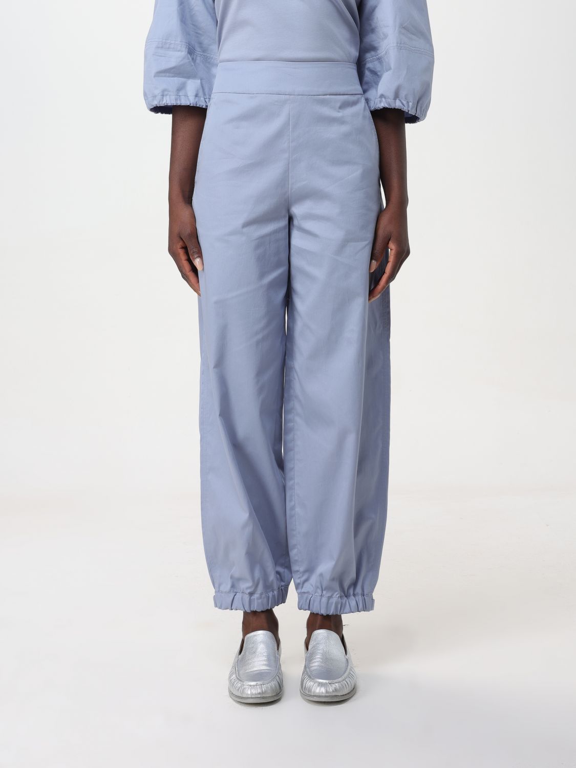 Max Mara Leisure Trousers MAX MARA LEISURE Woman colour Blue