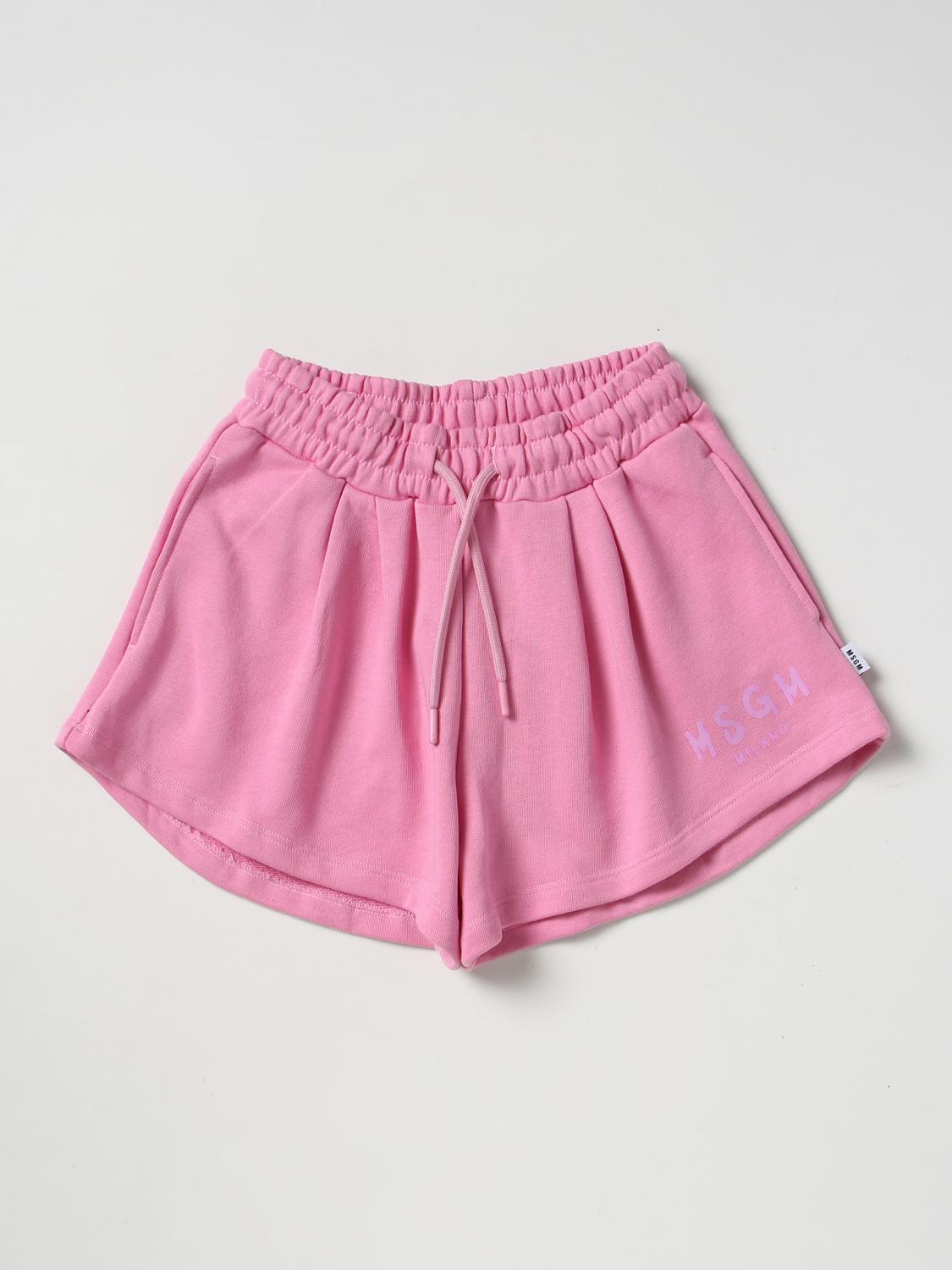 Msgm Kids Short MSGM KIDS Kids colour Pink