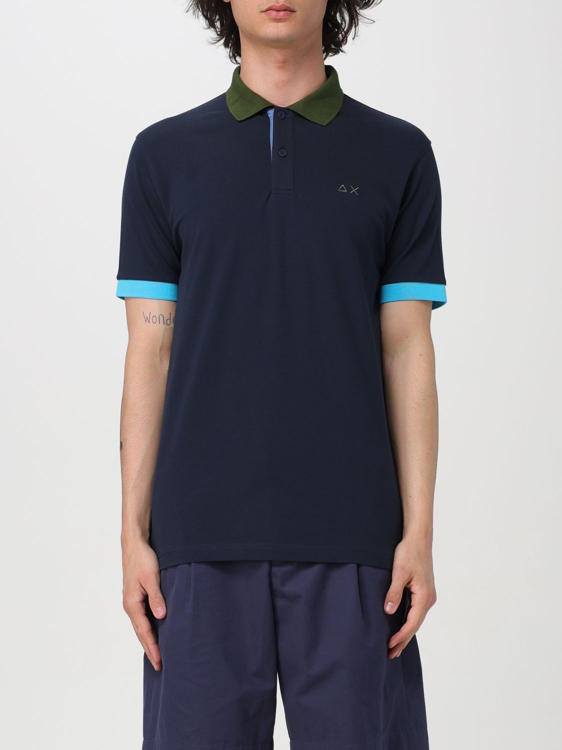  Polo Shirt SUN 68 Men colour Blue