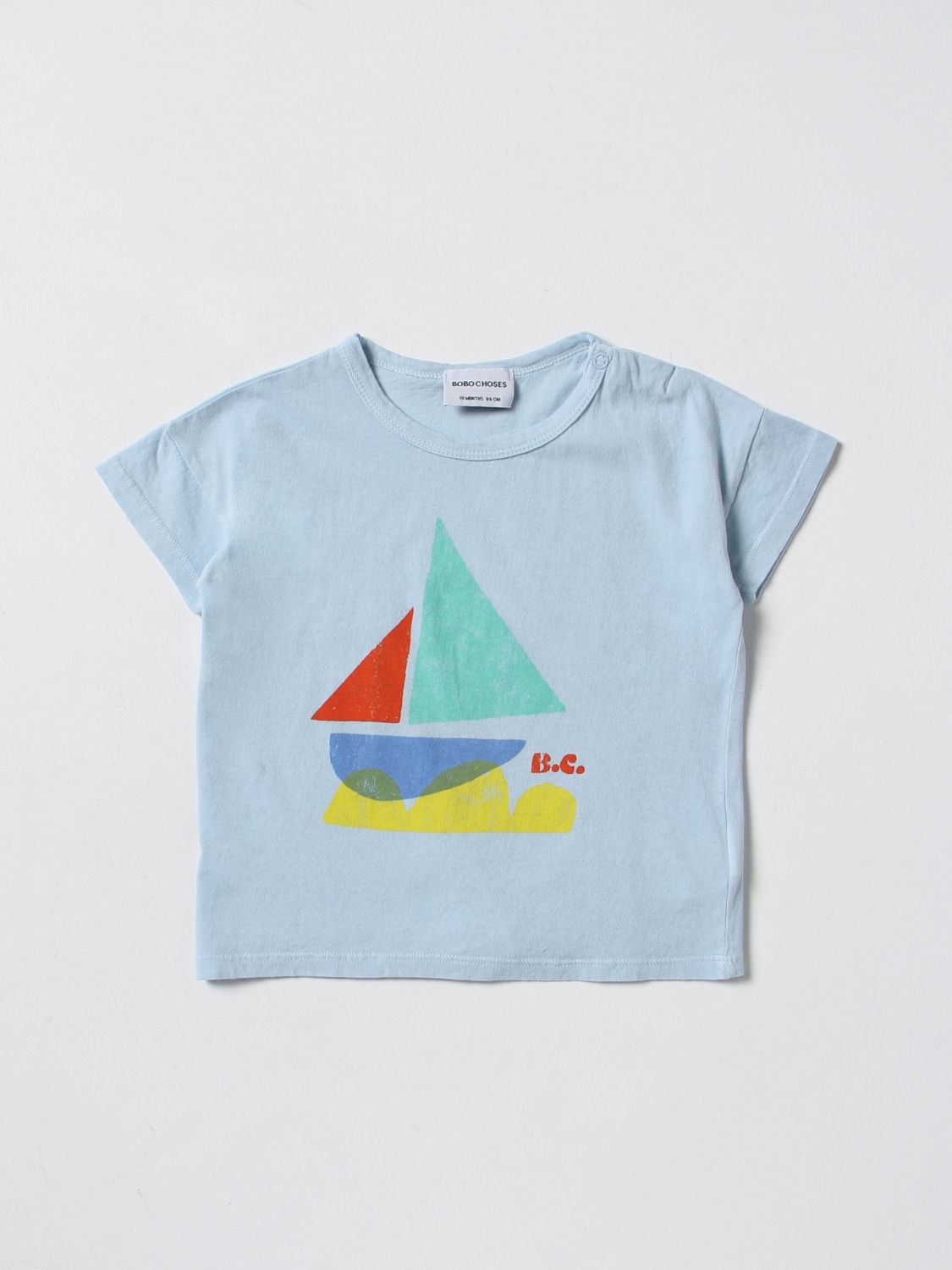 Bobo Choses T-Shirt BOBO CHOSES Kids colour Gnawed Blue