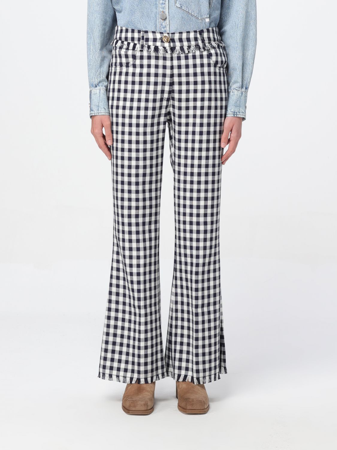 Etro Trousers ETRO Woman colour Blue