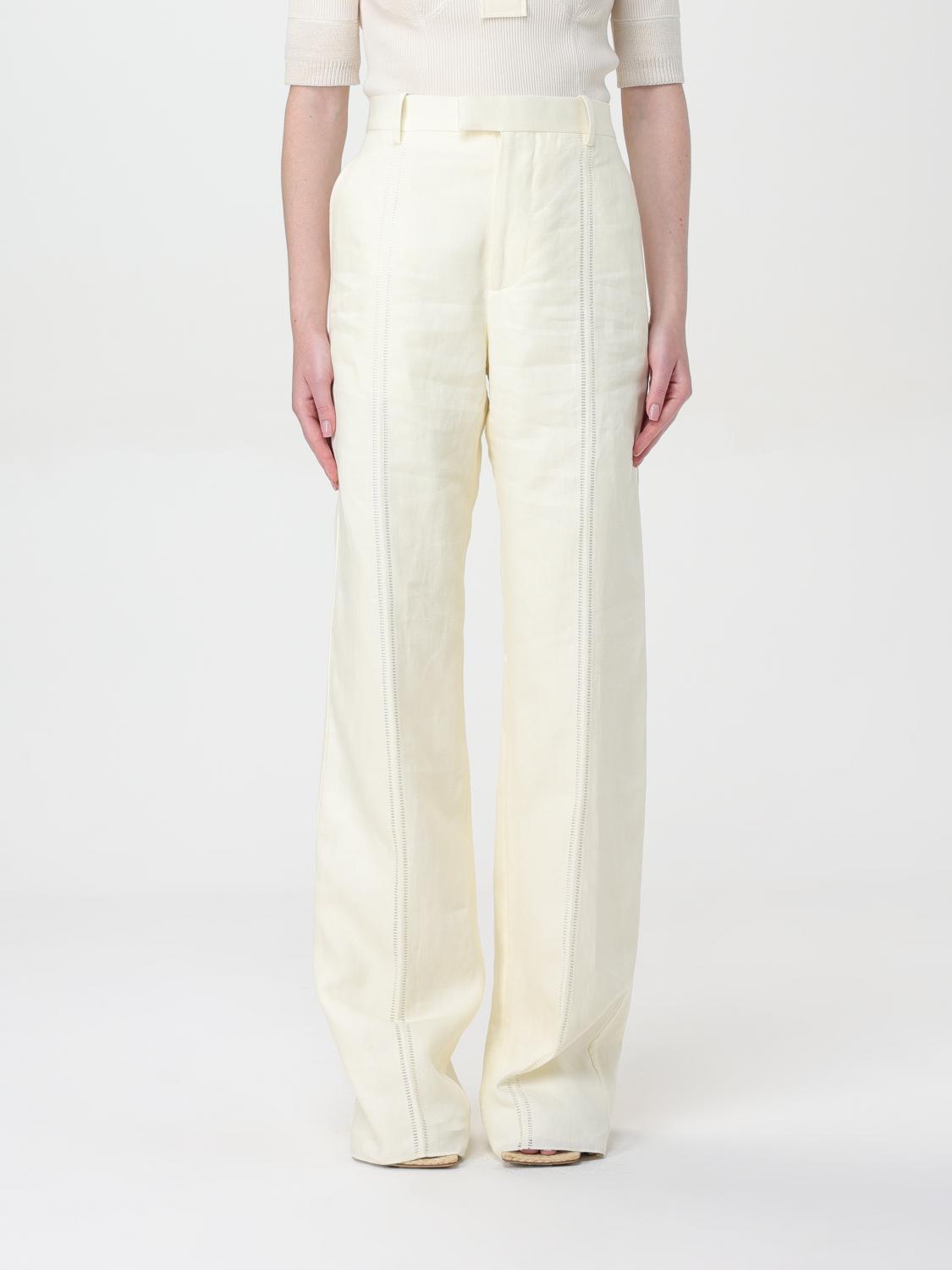 Bottega Veneta Pants BOTTEGA VENETA Woman color Cream