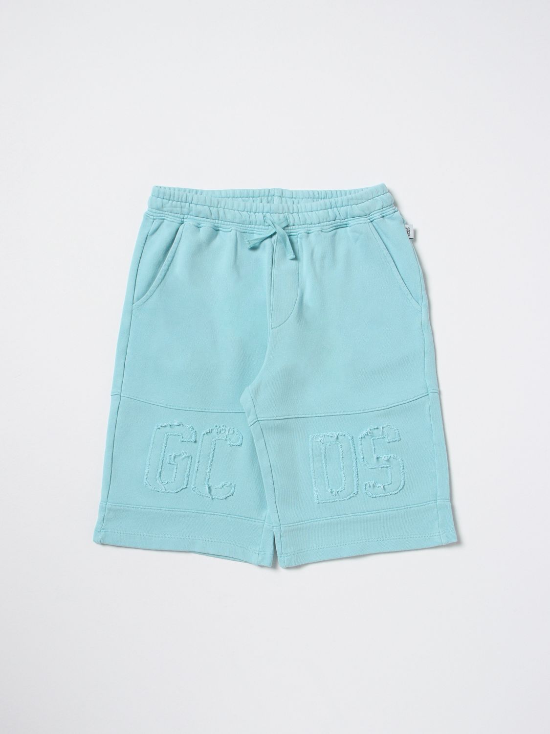 Gcds Kids Shorts GCDS KIDS Kids colour Gnawed Blue