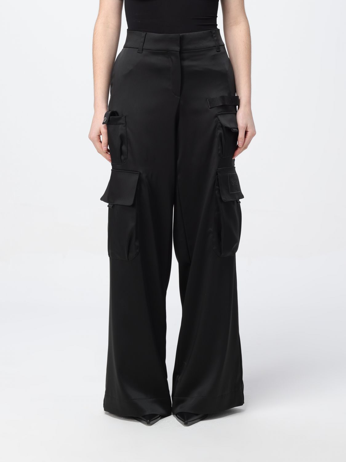 OFF-WHITE Trousers OFF-WHITE Woman colour Black