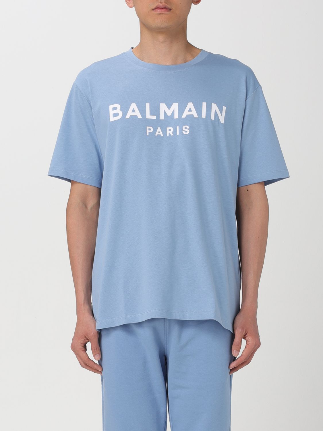 Balmain T-Shirt BALMAIN Men colour Gnawed Blue