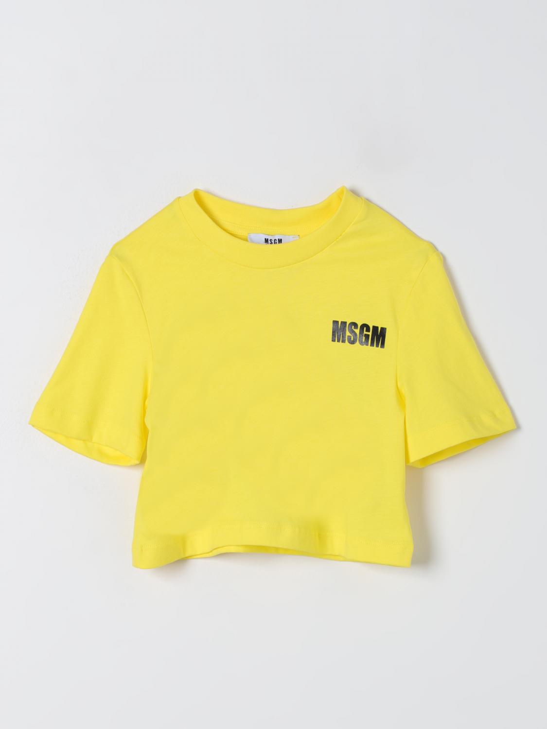 Msgm Kids T-Shirt MSGM KIDS Kids colour Yellow