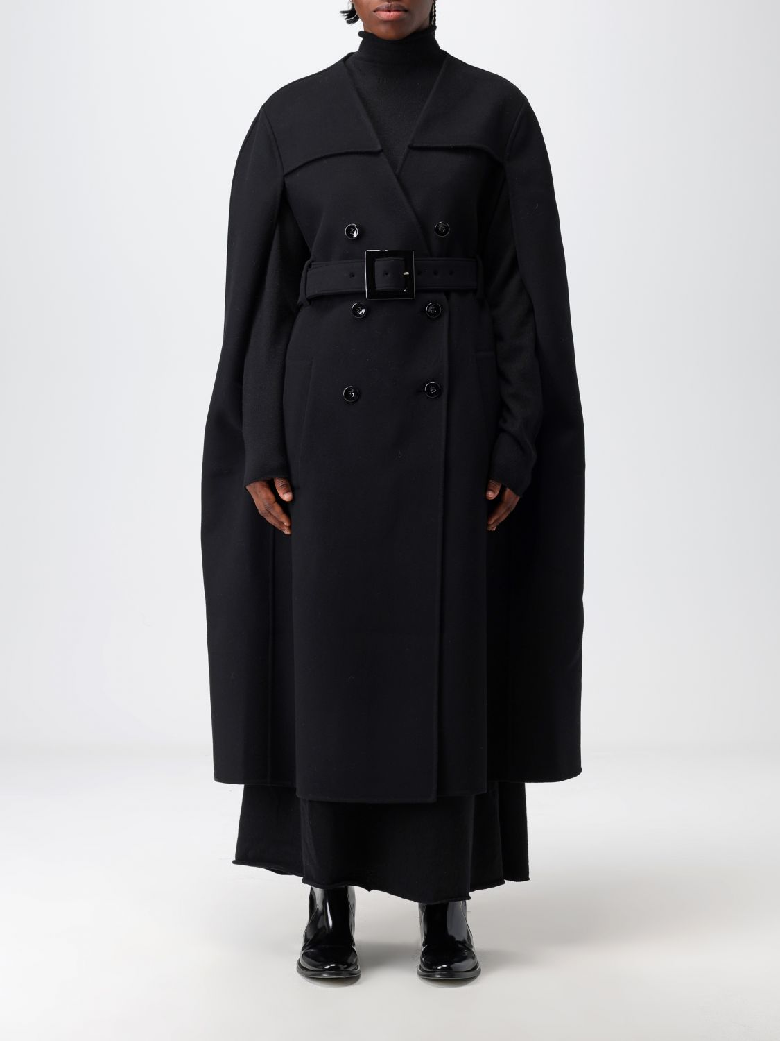 Jil Sander Cloak JIL SANDER Woman colour Black