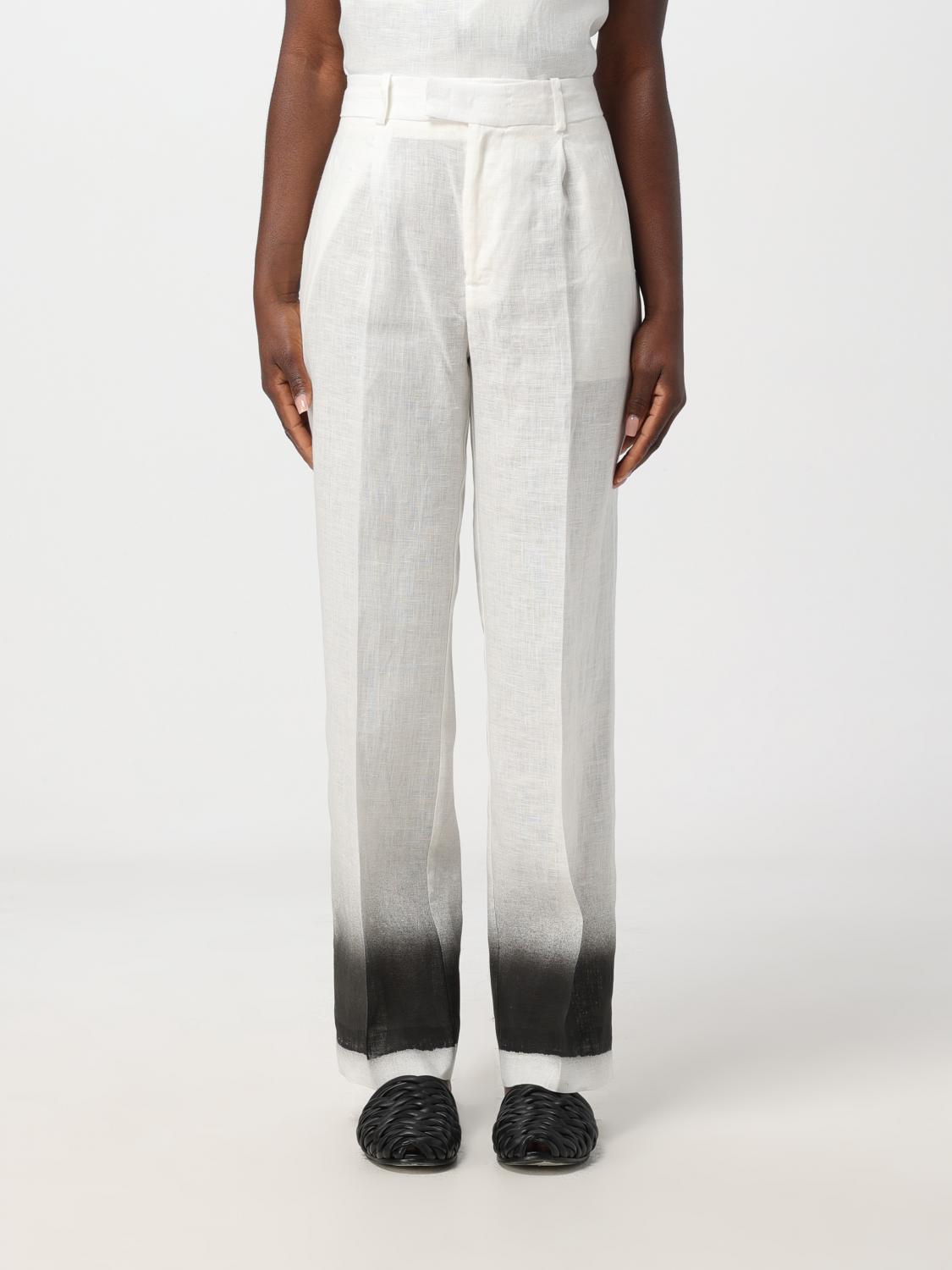 Liviana Conti Pants LIVIANA CONTI Woman color White