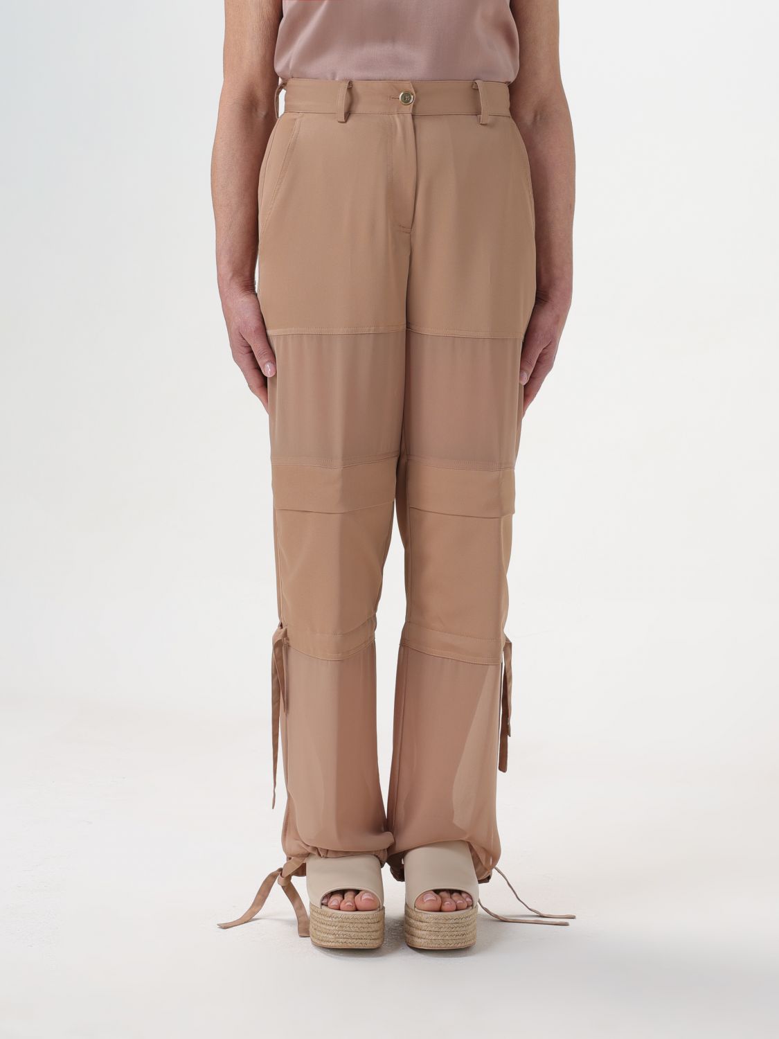 Pinko Trousers PINKO Woman colour Camel