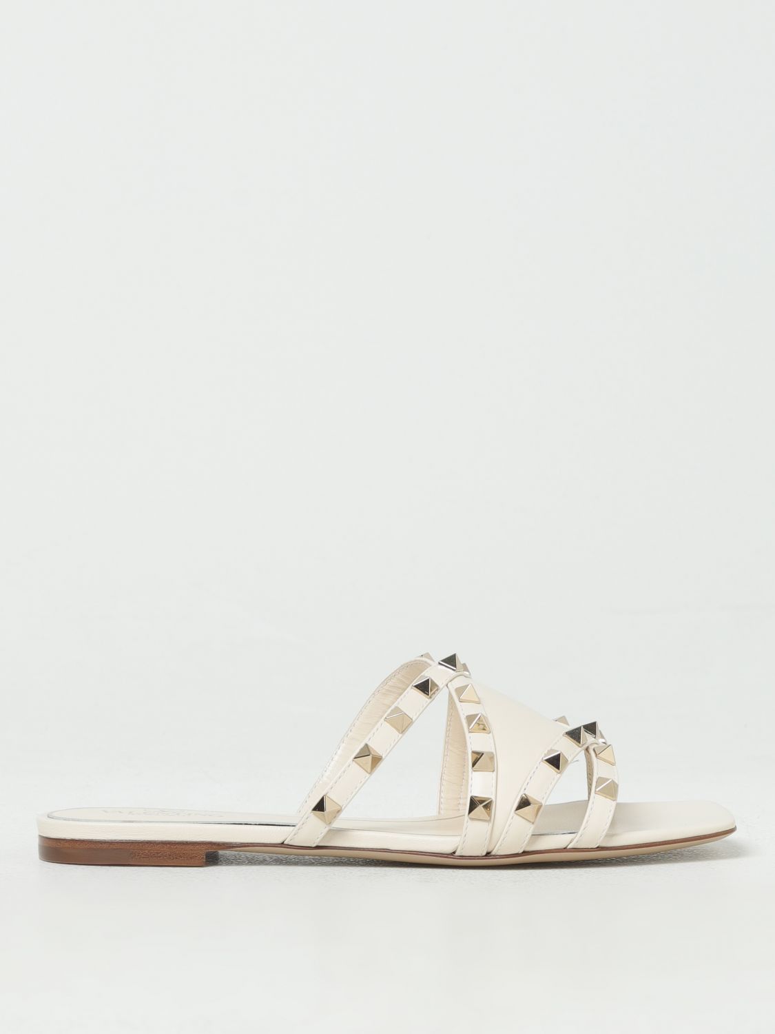 VALENTINO GARAVANI Flat Sandals VALENTINO GARAVANI Woman colour Yellow Cream