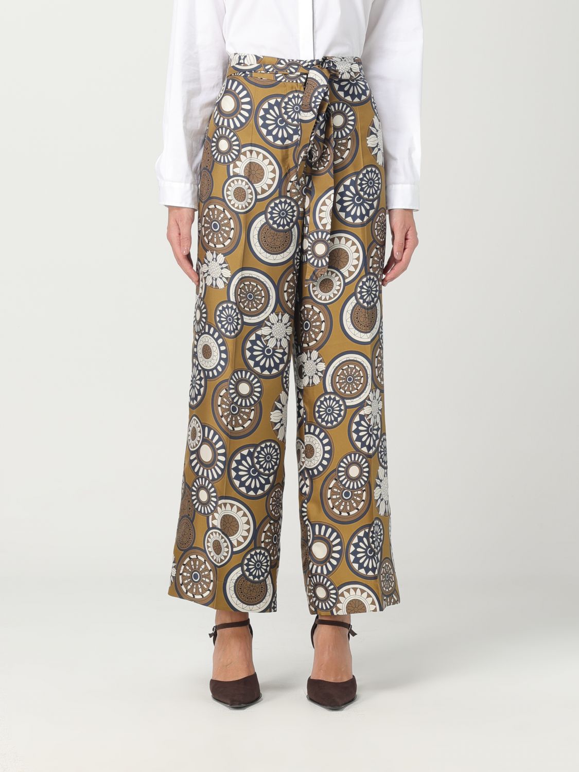 Max Mara Trousers MAX MARA Woman colour Ocher