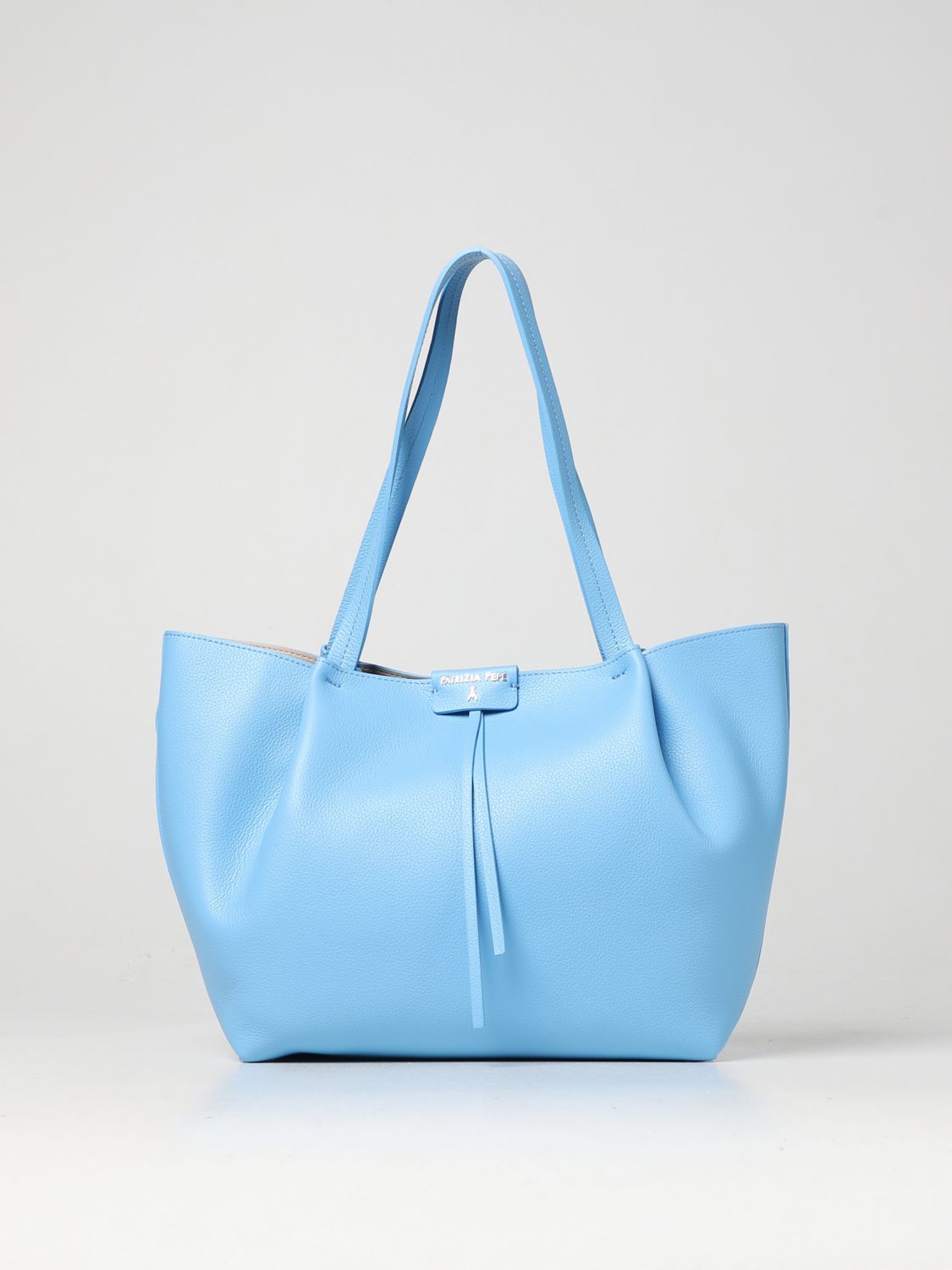 Patrizia Pepe Tote Bags PATRIZIA PEPE Woman colour Gnawed Blue