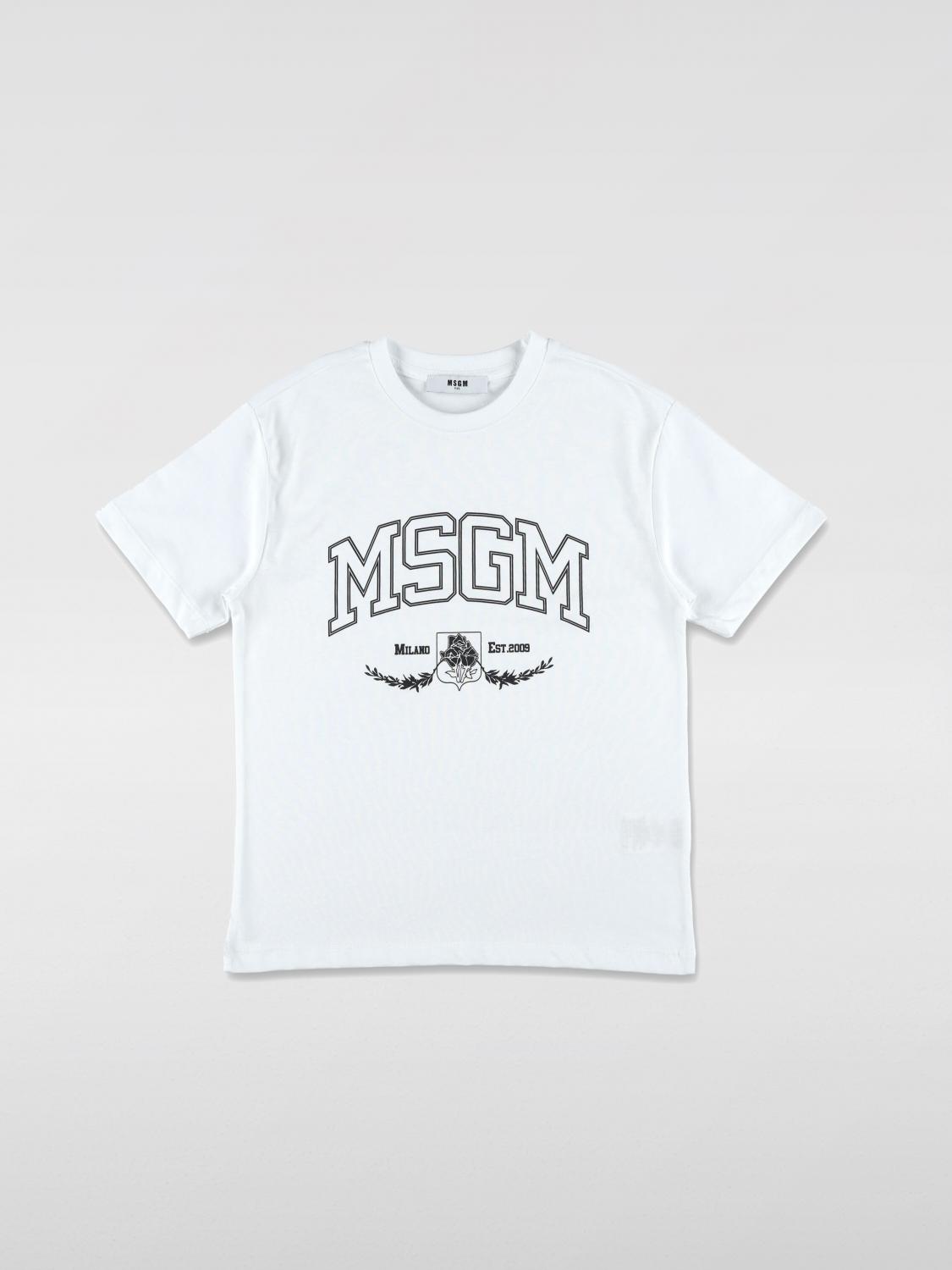 Msgm Kids T-Shirt MSGM KIDS Kids color White