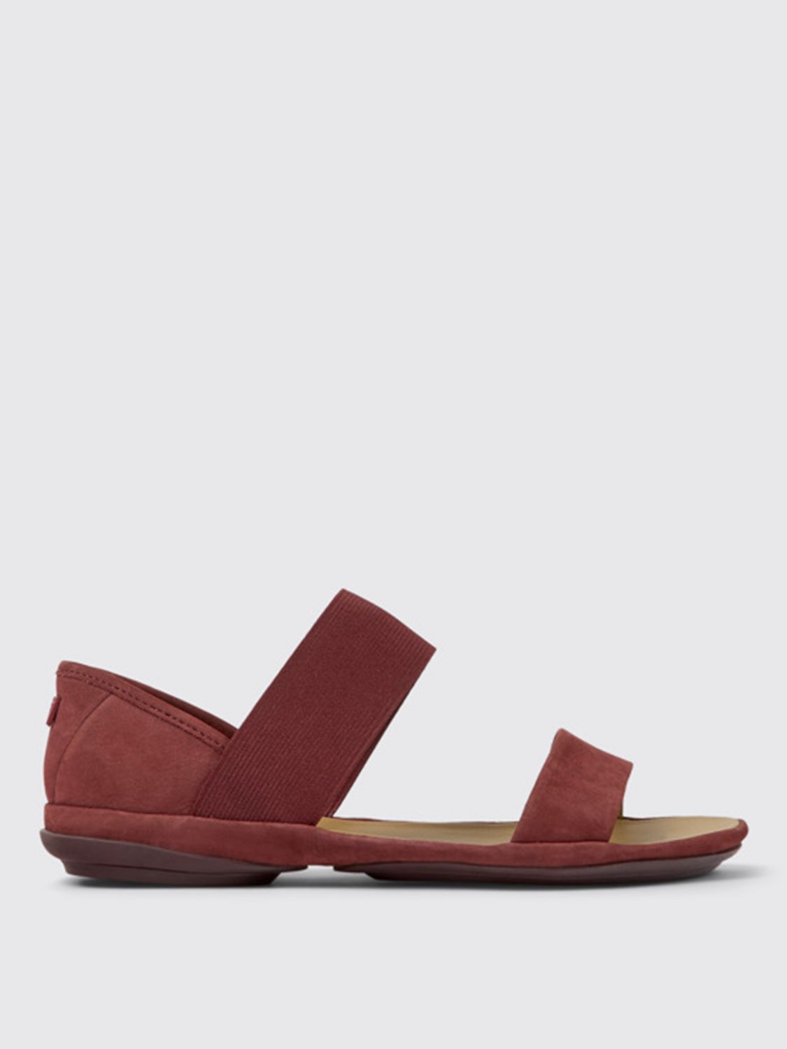 Camper Camper Right sandals in nubuck and fabric