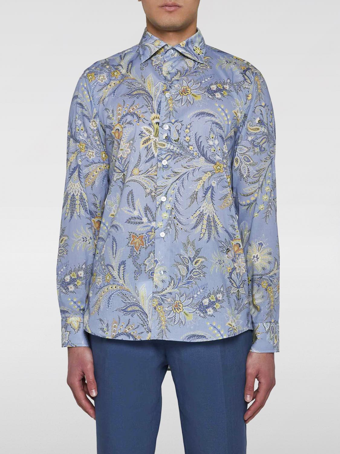 Etro Shirt ETRO Men color Gnawed Blue