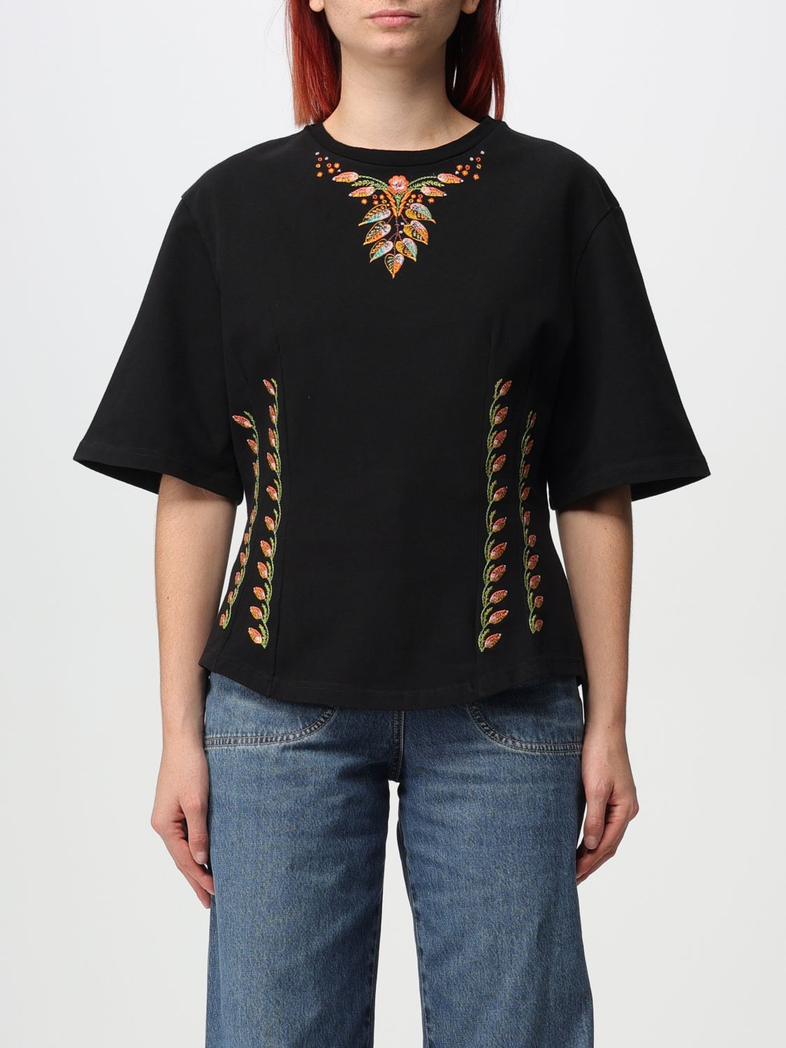 Etro T-Shirt ETRO Woman colour Black