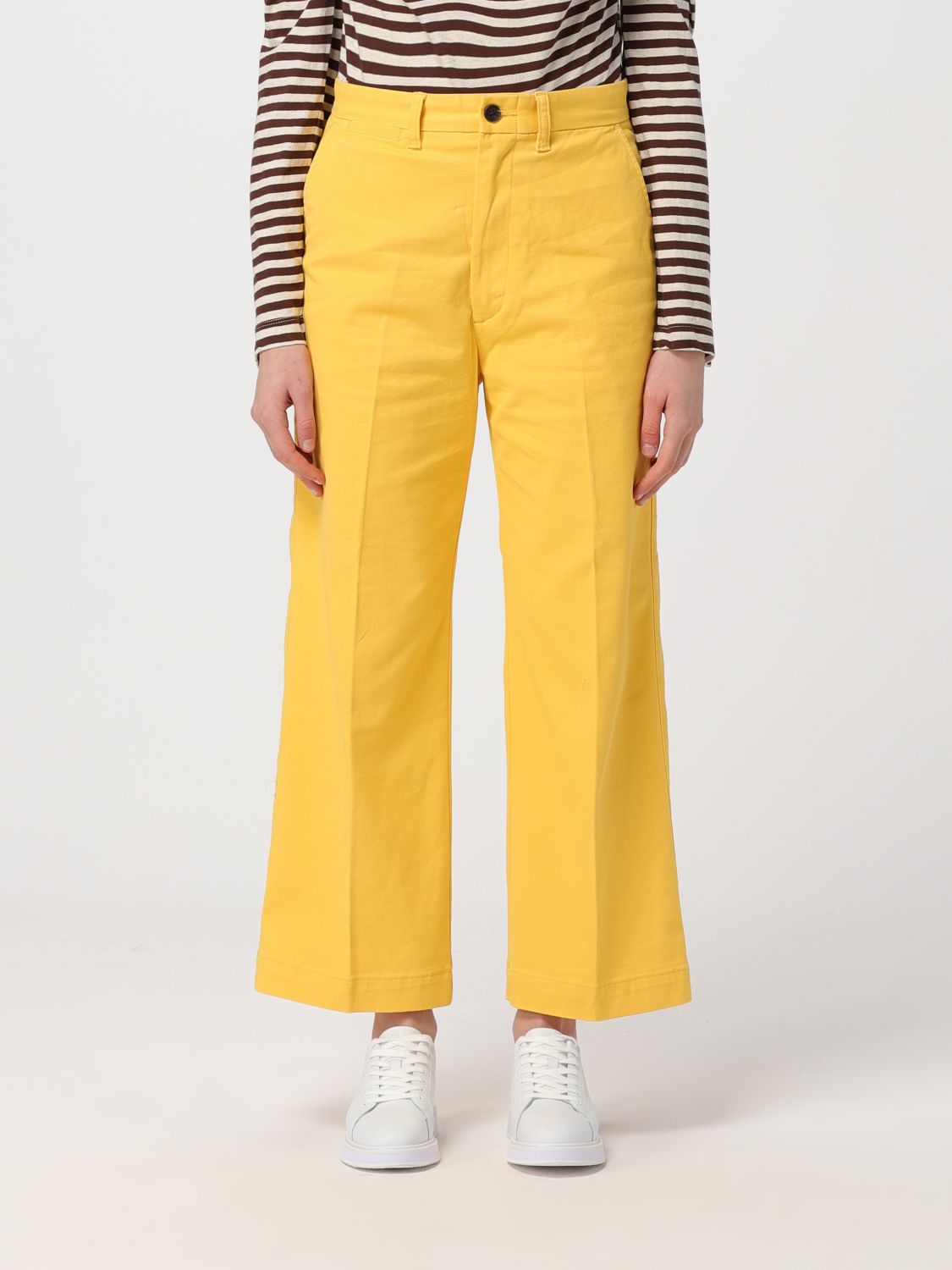 Polo Ralph Lauren Trousers POLO RALPH LAUREN Woman colour Yellow